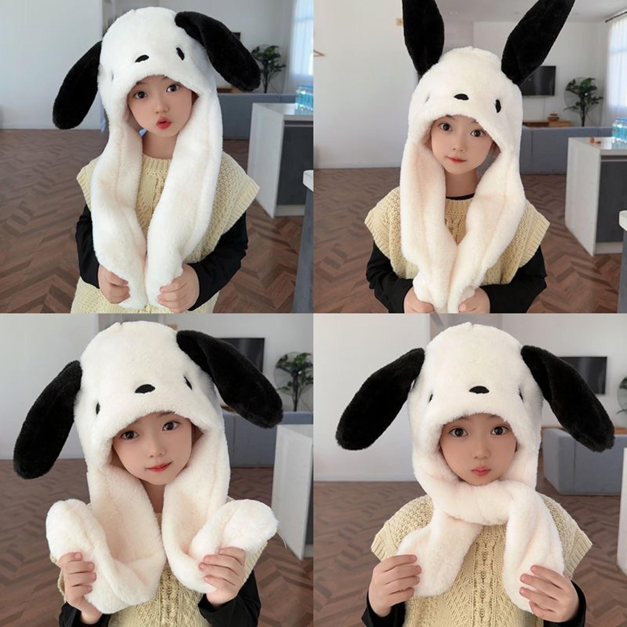 Roffatide Anime Ear Moving Jumping Hat Fluffy Beanie Cap Soft for Women Girls - Image 5