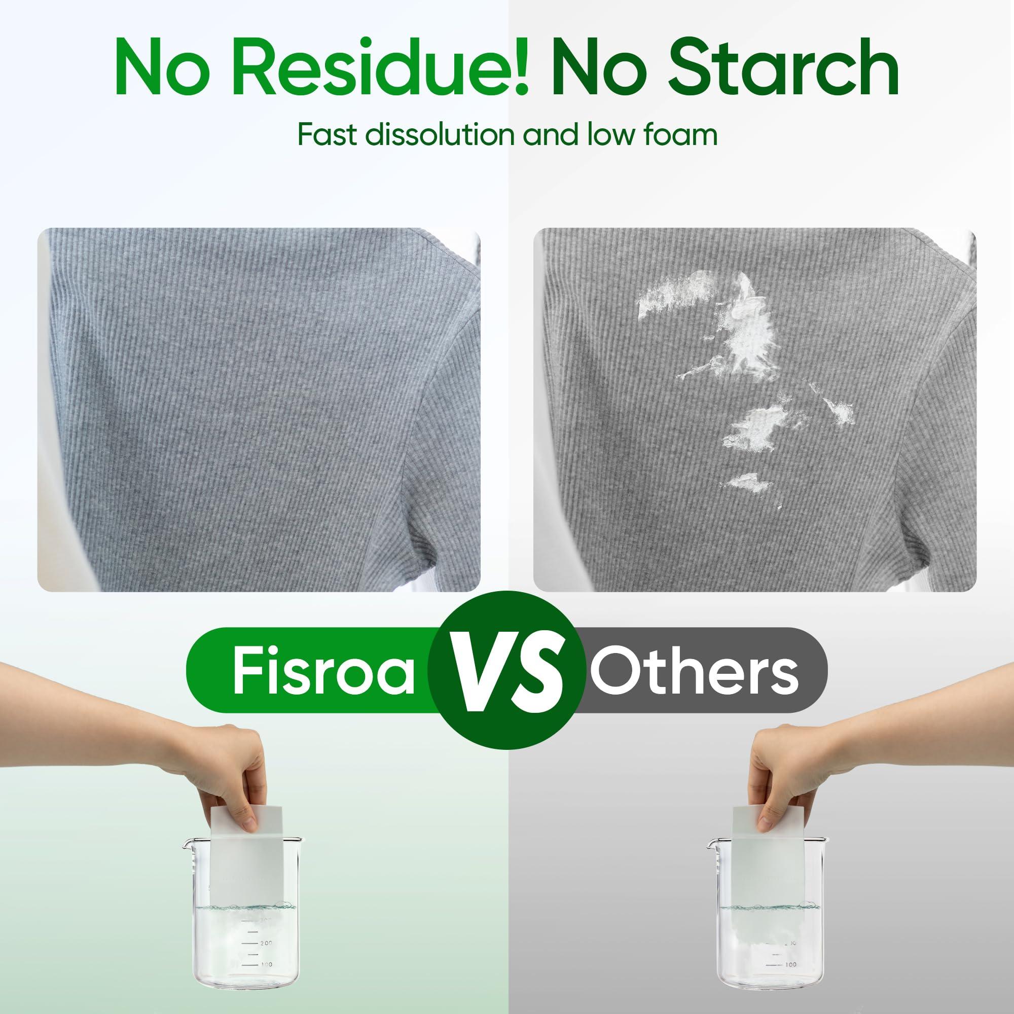 Travel Laundry Detergent Sheets Fisroa 300 Loads Eco-friendly Washing Detergent Sheets Plastic-Free Washer Sheets, Fresh Linen Scent Liquidless Laundry Sheets Strips for Camping Dorm - Image 5