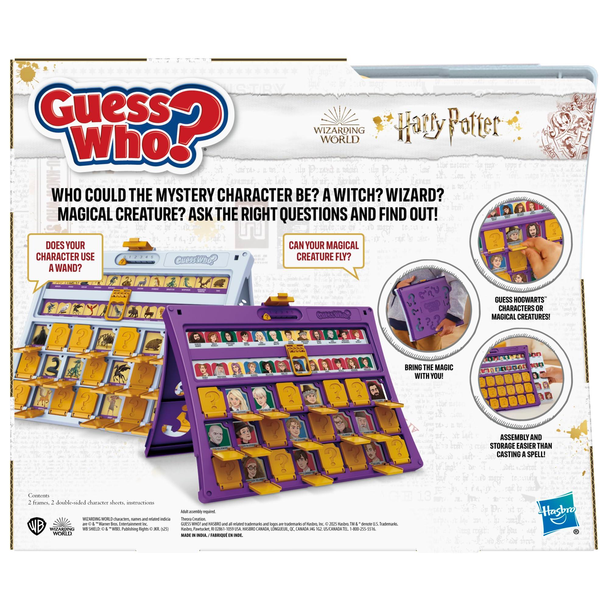 Guess Who? HARRY POTTER Edition Board Game | Ages 6 and Up | 2 Players | Fun Games for Kids and Preschoolers | Family Gifts (Amazon Exclusive) - Image 3