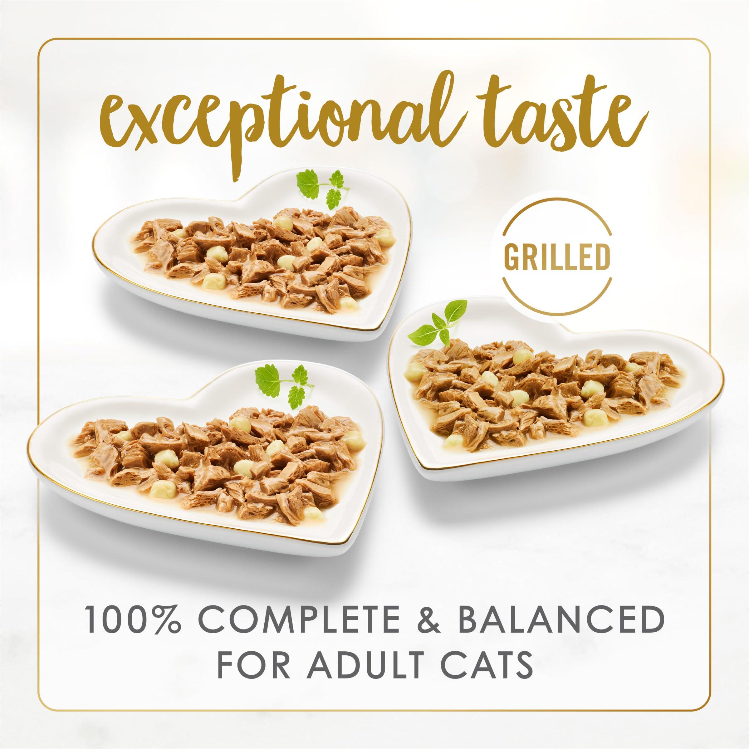 Purina Fancy Feast Delights with Cheddar Grilled Chicken, Turkey or Whitefish and Cheddar Cheese Feast in Gravy Wet Cat Food Variety Pack - (Pack of 24) 3 oz. Cans - Image 4
