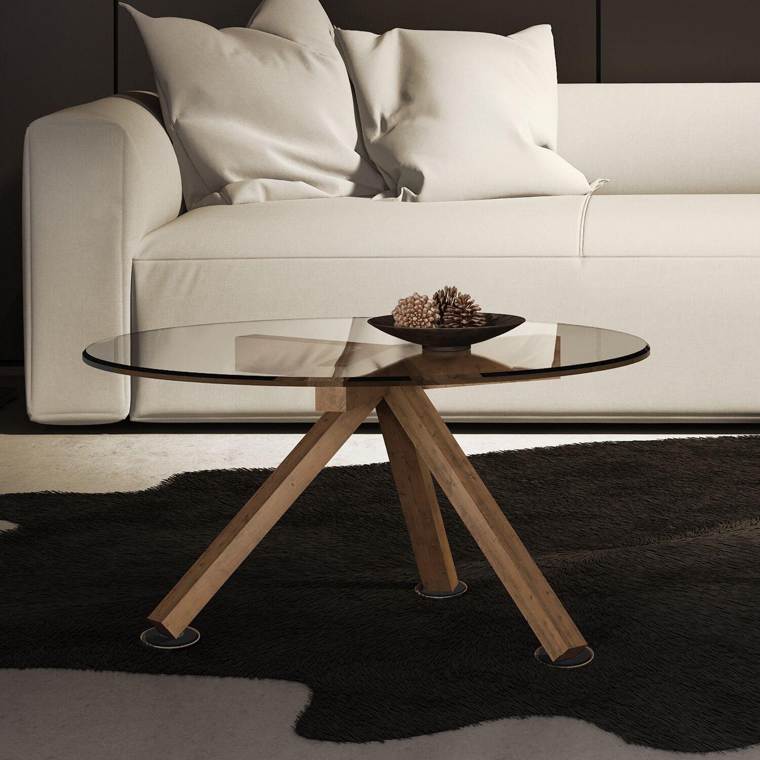 Round Furniture Moving Kit (16 Piece) for Carpeted and Hard Floor Surfaces Felt Pads Suitable for All The Furniture Sliders - Image 2