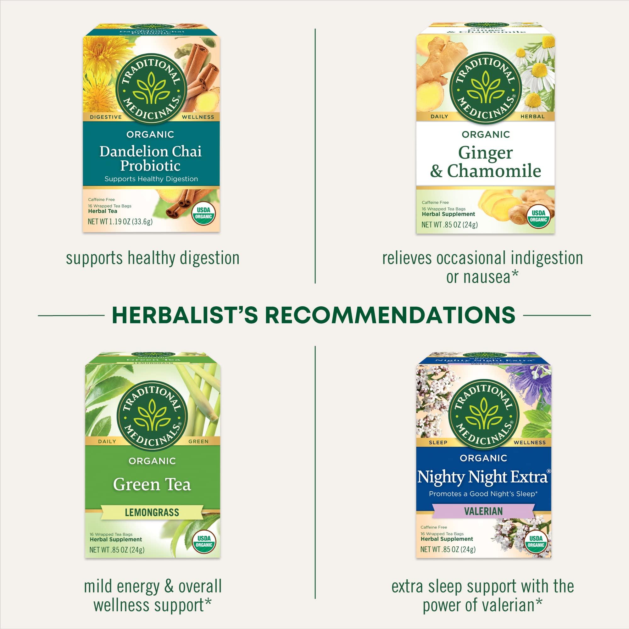 Traditional Medicinals Tea, Organic Chamomile & Lavender, Stress Relief, 16 Tea Bags - Image 5