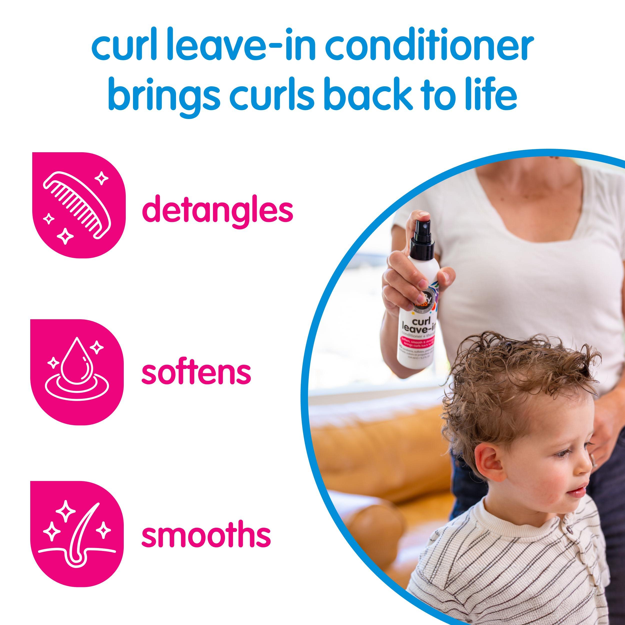 So Cozy Leave In Conditioner Spray (8 Fl Oz) Paraben-Free Detangler for Kids' Curly Hair, Deep Conditioner & Tangle-Free Curls, Gentle & Nourishing with Keratin, Vitamin B5, Olive Oil & Jojoba Oil - Image 2