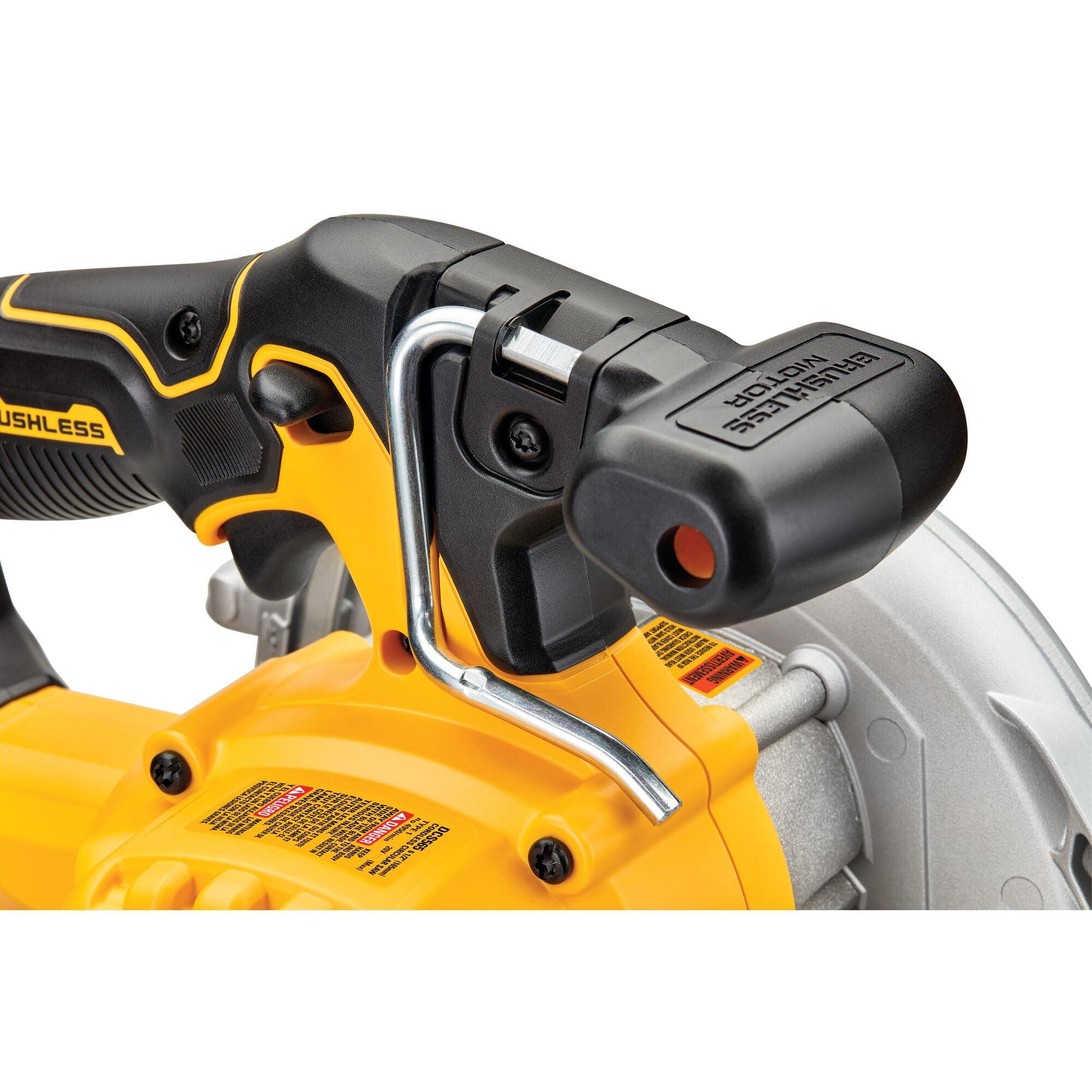 DEWALT 20V MAX* Circular Saw, 6-1/2-Inch, Cordless, Tool Only (DCS565B) - Image 8