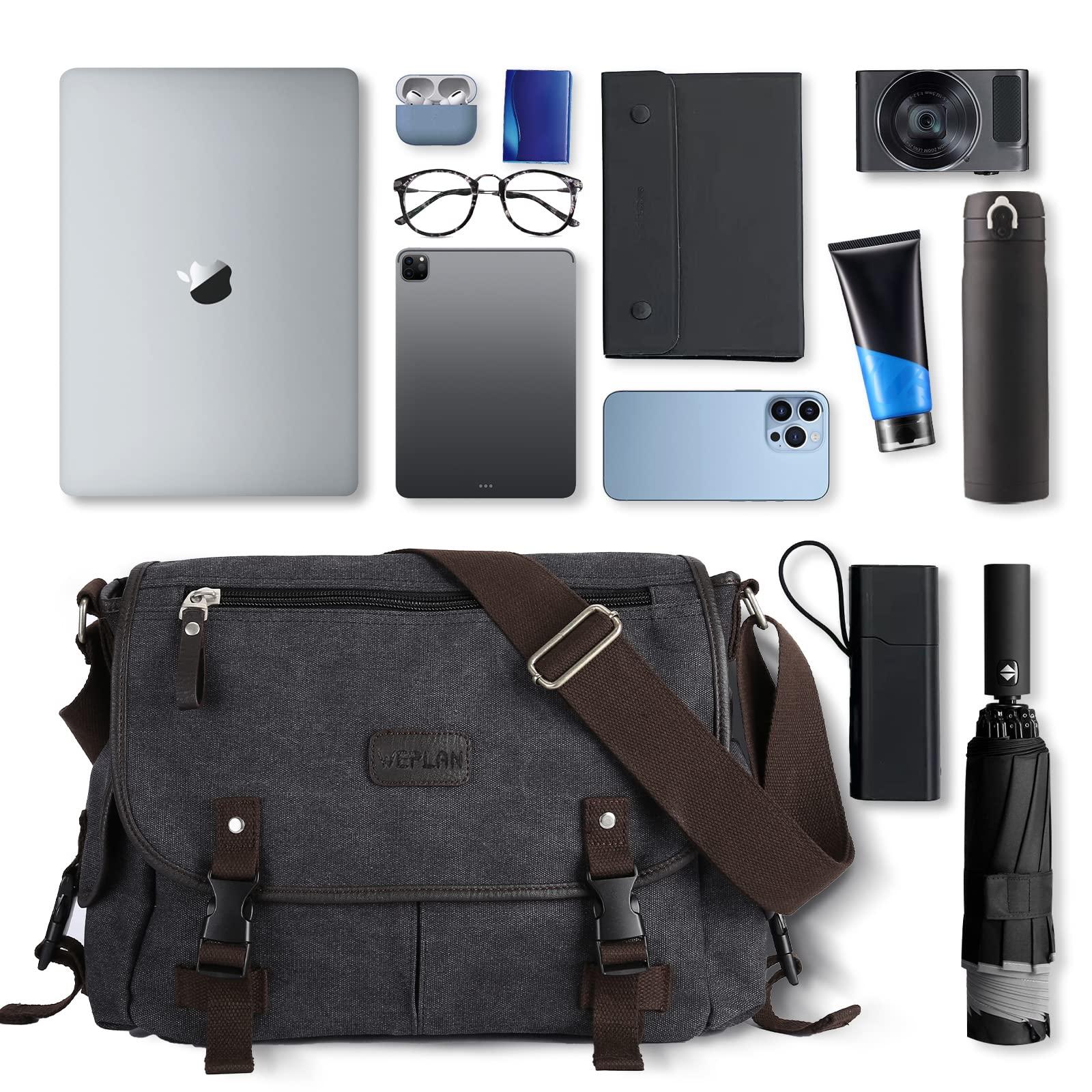 Messenger Bag Men,Waterproof Crossbody Bag,Satchel Shoulder Bag - Image 5