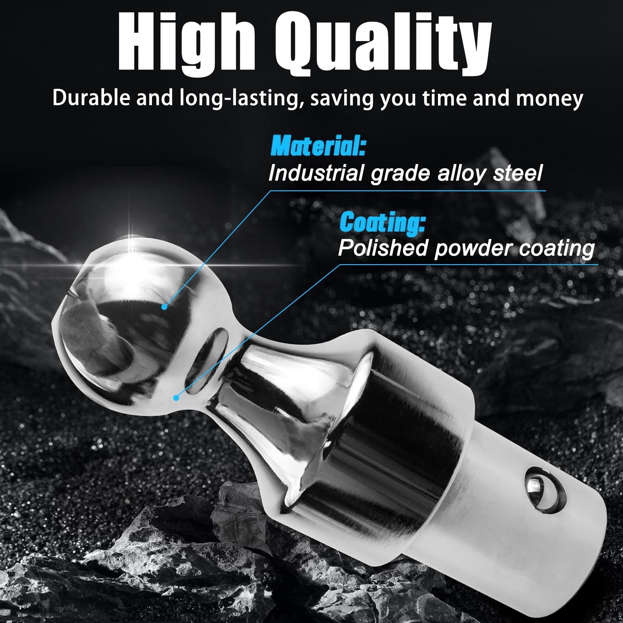Chaoos 60629 Puck System Gooseneck Hitch Ball, 2-5/16 Inch Gooseneck Ball Compatible with 2013-2025 Ford F250 F350 F450, Dodge Ram 2500 3500, 2016-2025 Chevrolet Silverado, GMC Sierra, Nissan Titan XD - Image 4
