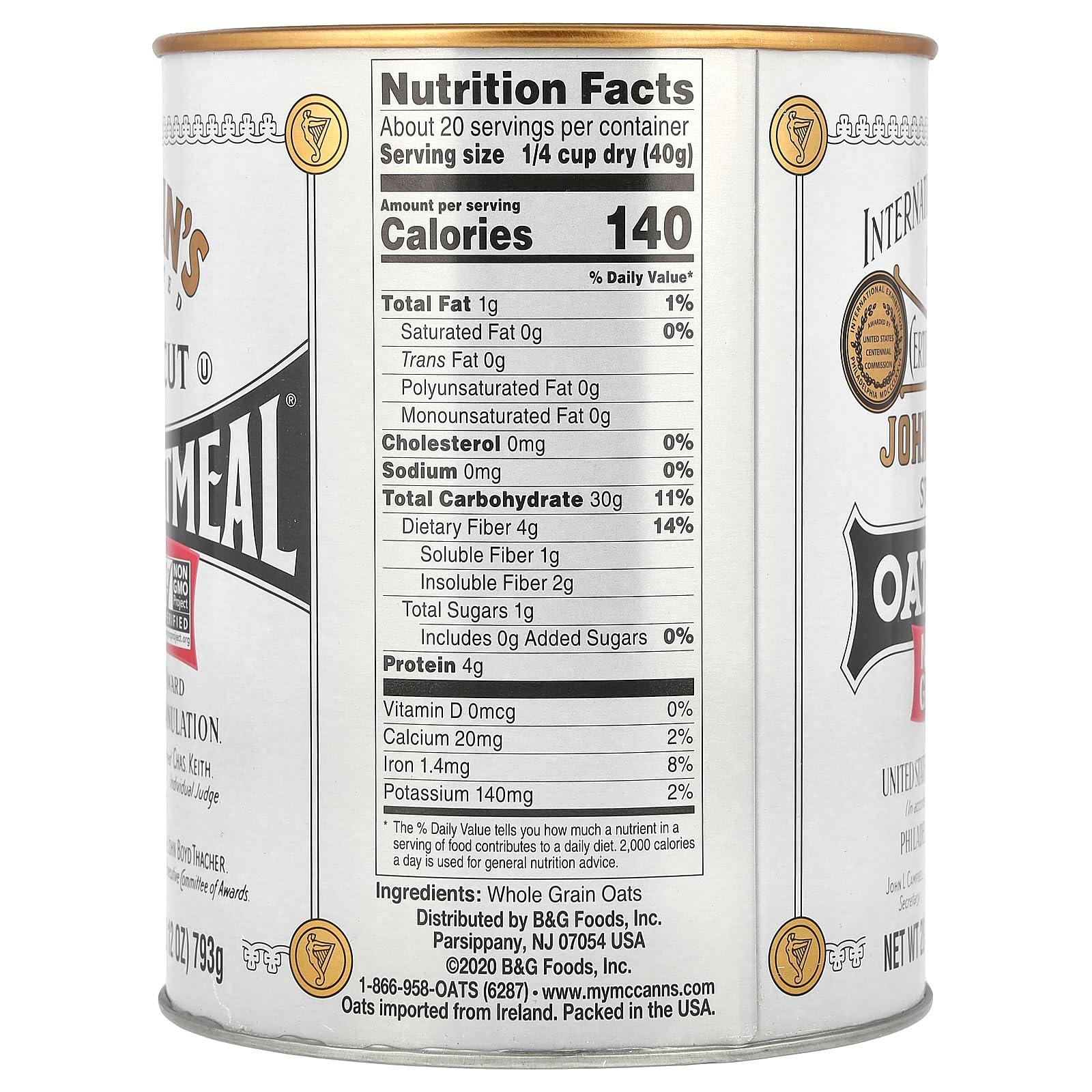 McCann's Irish Steel Cut Oatmeal 28 Ounces - Image 2