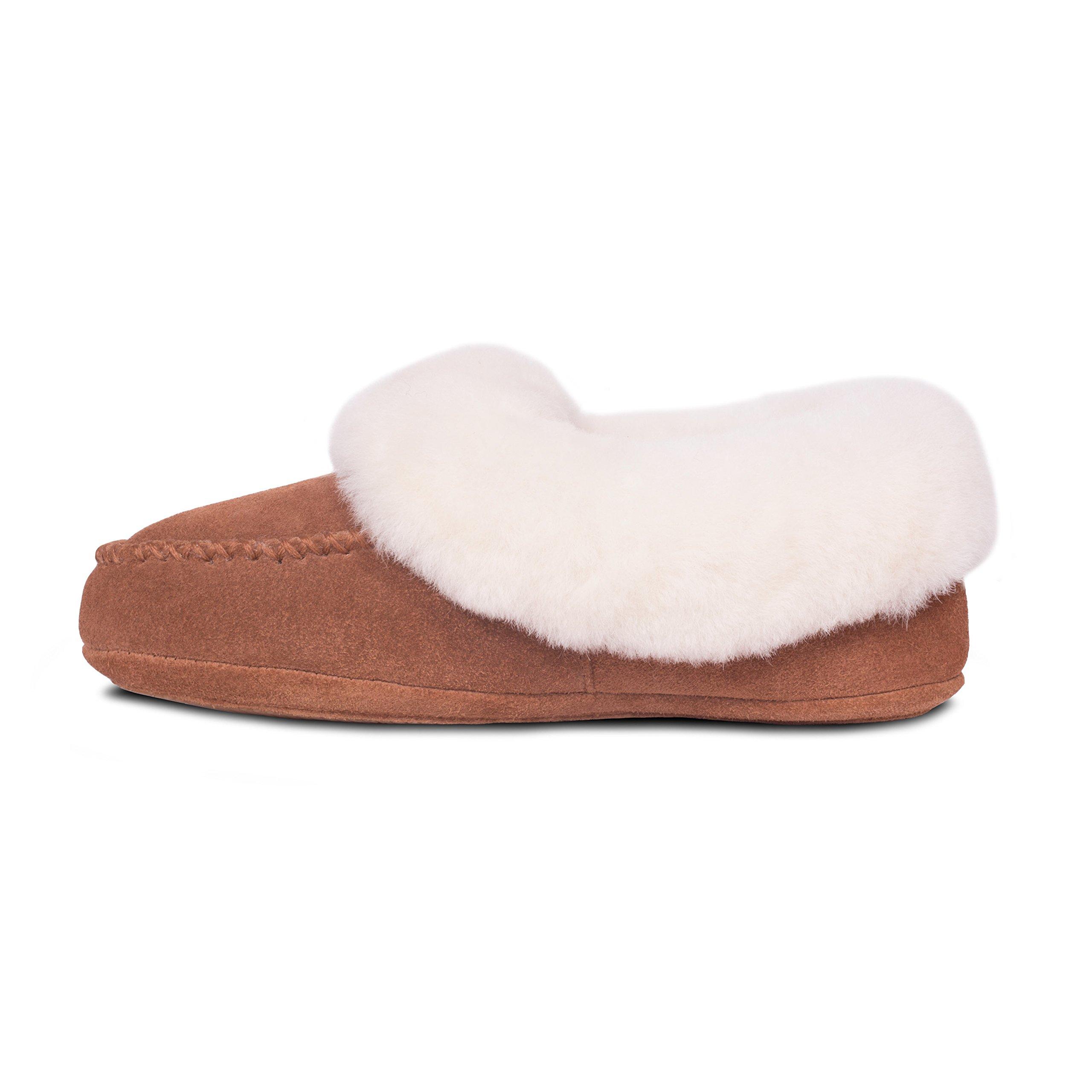 Cloud Nine Sheepskin Bootie Slippers for Women - Warm and Comfortable Australian Shearling Booties - Image 2