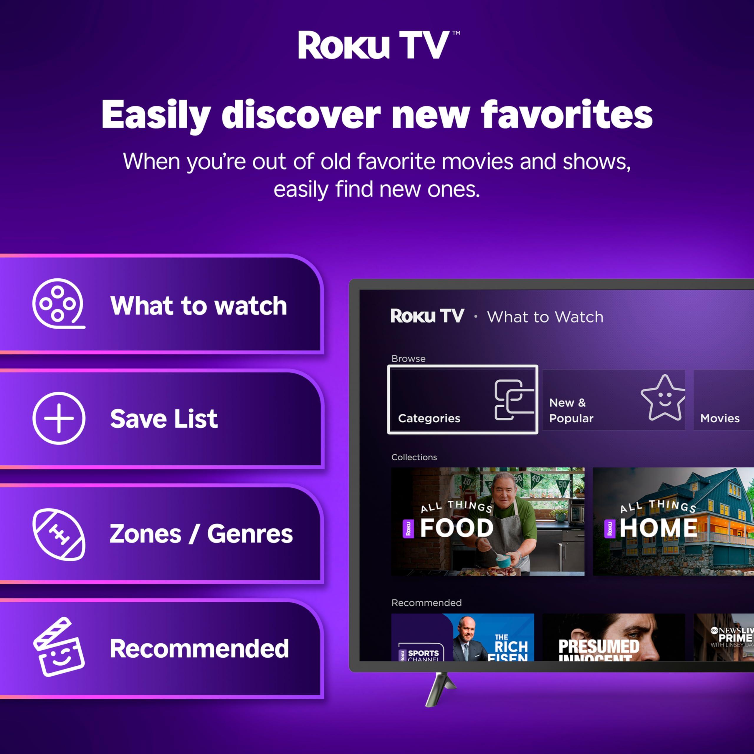 Hisense 43-Inch Class A4 Series FHD 1080p Roku TV 43A4NR, Smart, Alexa Compatibility, Google Assistant, 2024 Model, Dolby Audio, Slim Bezel Design - Image 14