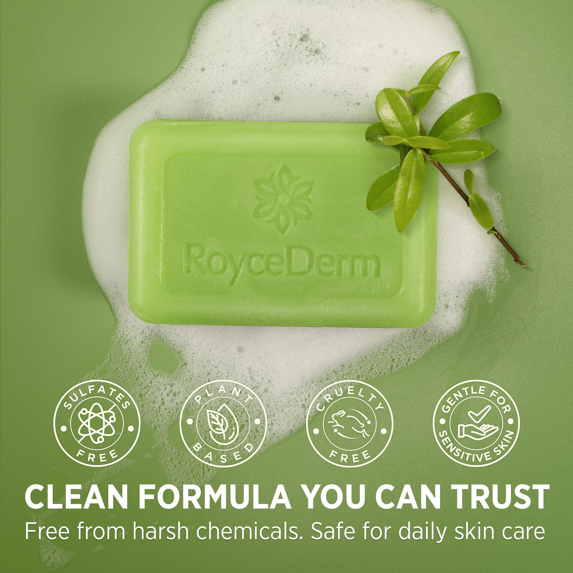 Roycederm Antifungal Antibacterial Tea Tree Soap: Antifungal Antibacterial Treatment for Face & Body Acne, Athlete's Foot, Tinea, Folliculitis Ringworm Jock Itch (Pack of 1) - Image 7