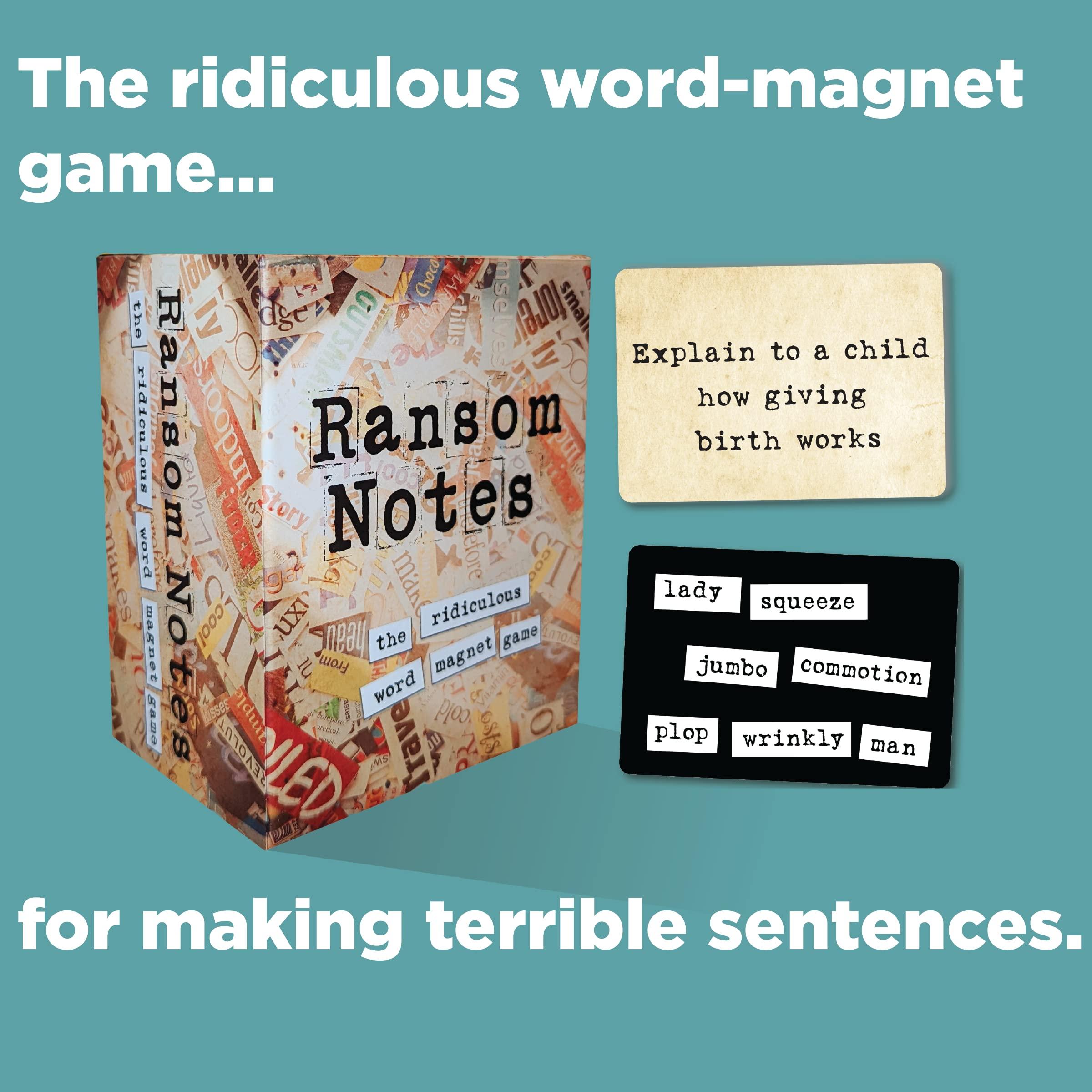 Ransom Notes - The Ridiculous Word Magnet Party Game, 3+ Players - Image 3