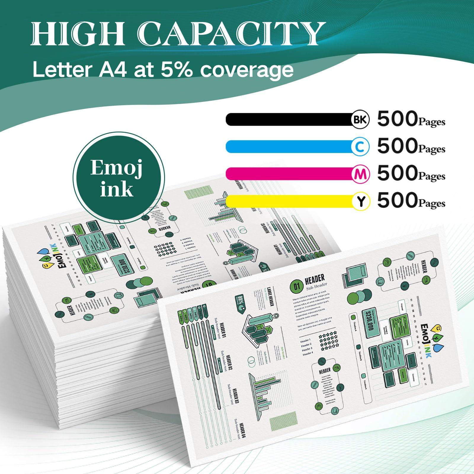LC401XL Ink Cartridges Compatible for Brother Printer MFC-J1010DW MFC-J1012DW MFC-J1170DW Replacement for LC401 Ink Cartridges LC-401XL 4 Pack[Black Cyan Magenta Yellow] High Yield - Image 3