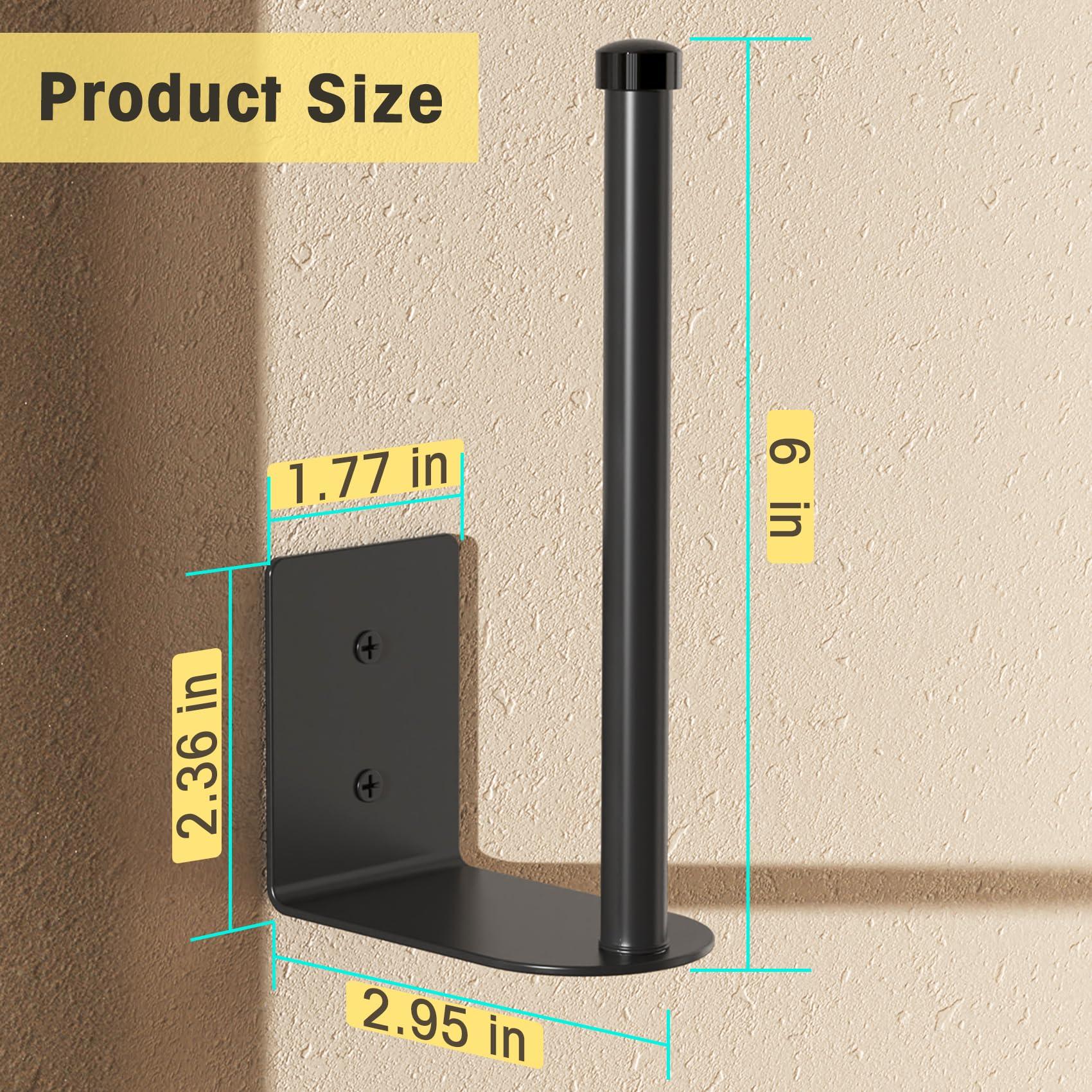 Durmmur 2 Pack Hat Racks for Baseball Caps, Stainless Steel Hat Organizer for Baseball Cap, Hat Holder Storage Organizer, Hat Hanger Strong Adhesive/Wall Drilled for Door, Bedroom, Closet(Black 6 in) - Image 3