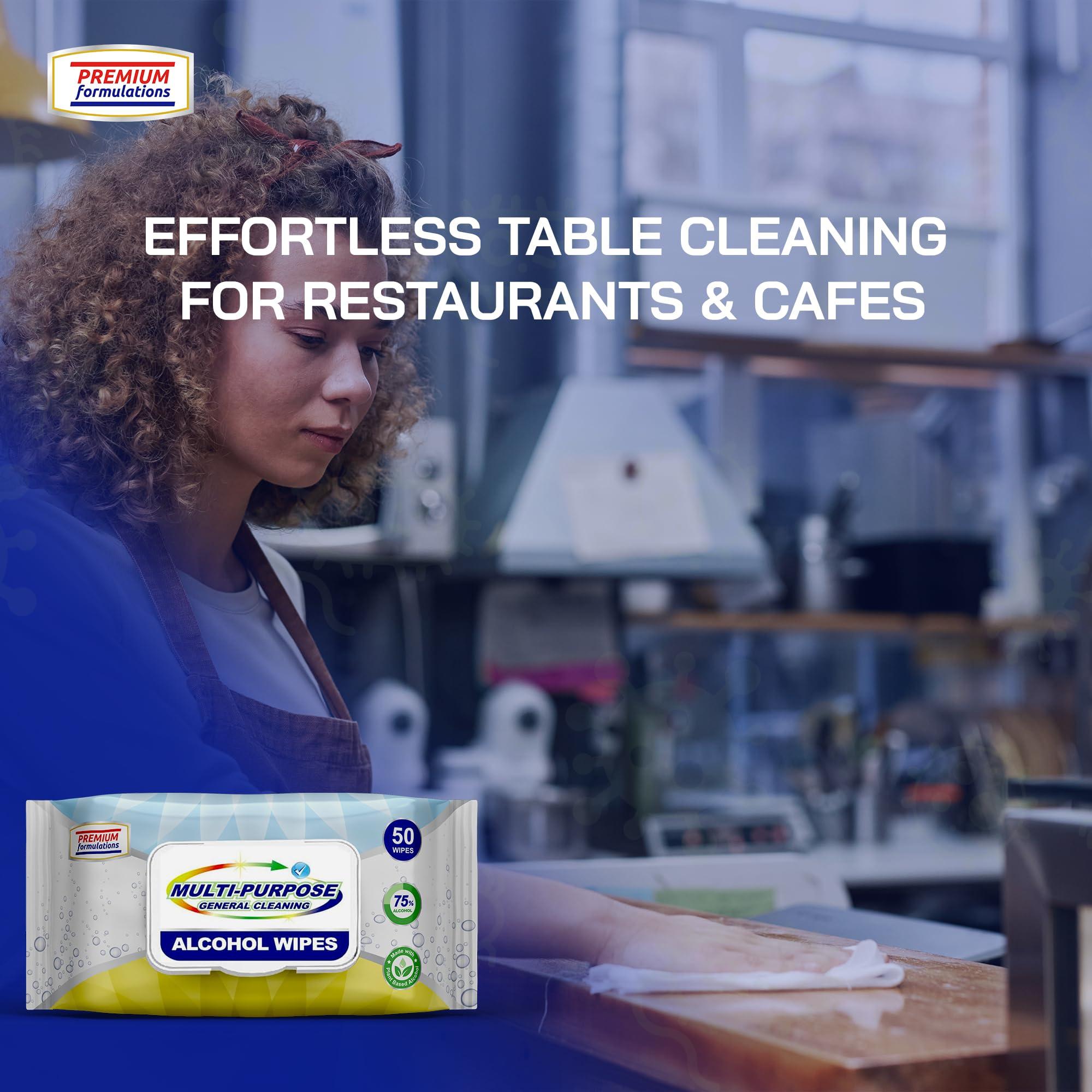 Freshnaps Institutional & Restaurant Grade Table Cleaning Wipes - Multi-Purpose | 50 Count x Pack of 24 = 1200 Wipes - Image 7