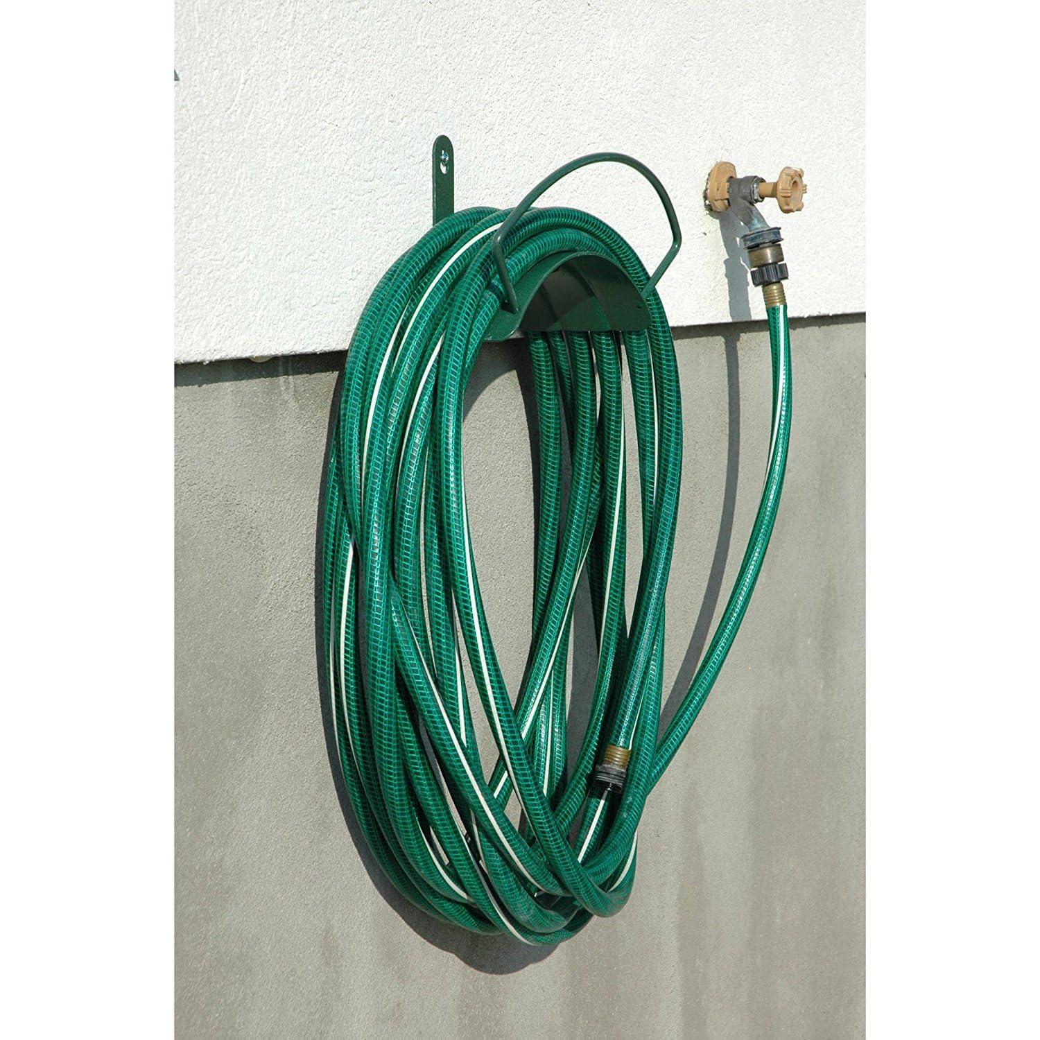 Rocky Mountain Goods Deluxe Metal Hose Hanger - Most Solid Wall Mounted Hose Hanger on The Market - Rust Proof Wrought Iron - Fits 100’ of Hose - Image 2