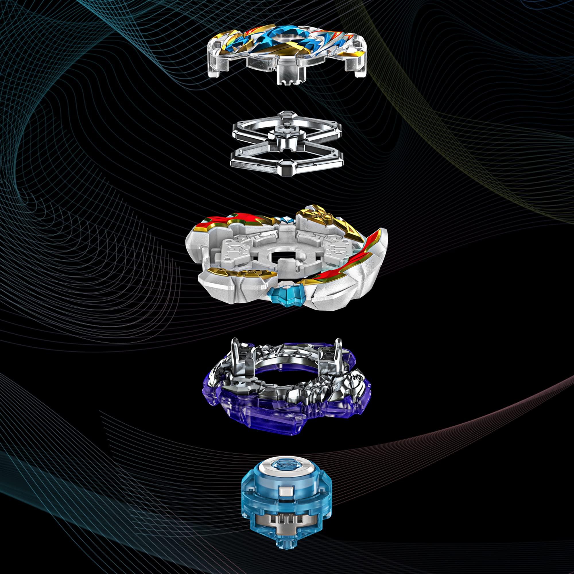 Beyblade Burst Pro Series Ace Dragon Spinning Top Starter Pack - Attack Type Battling Game Top with Launcher Toy - Image 2