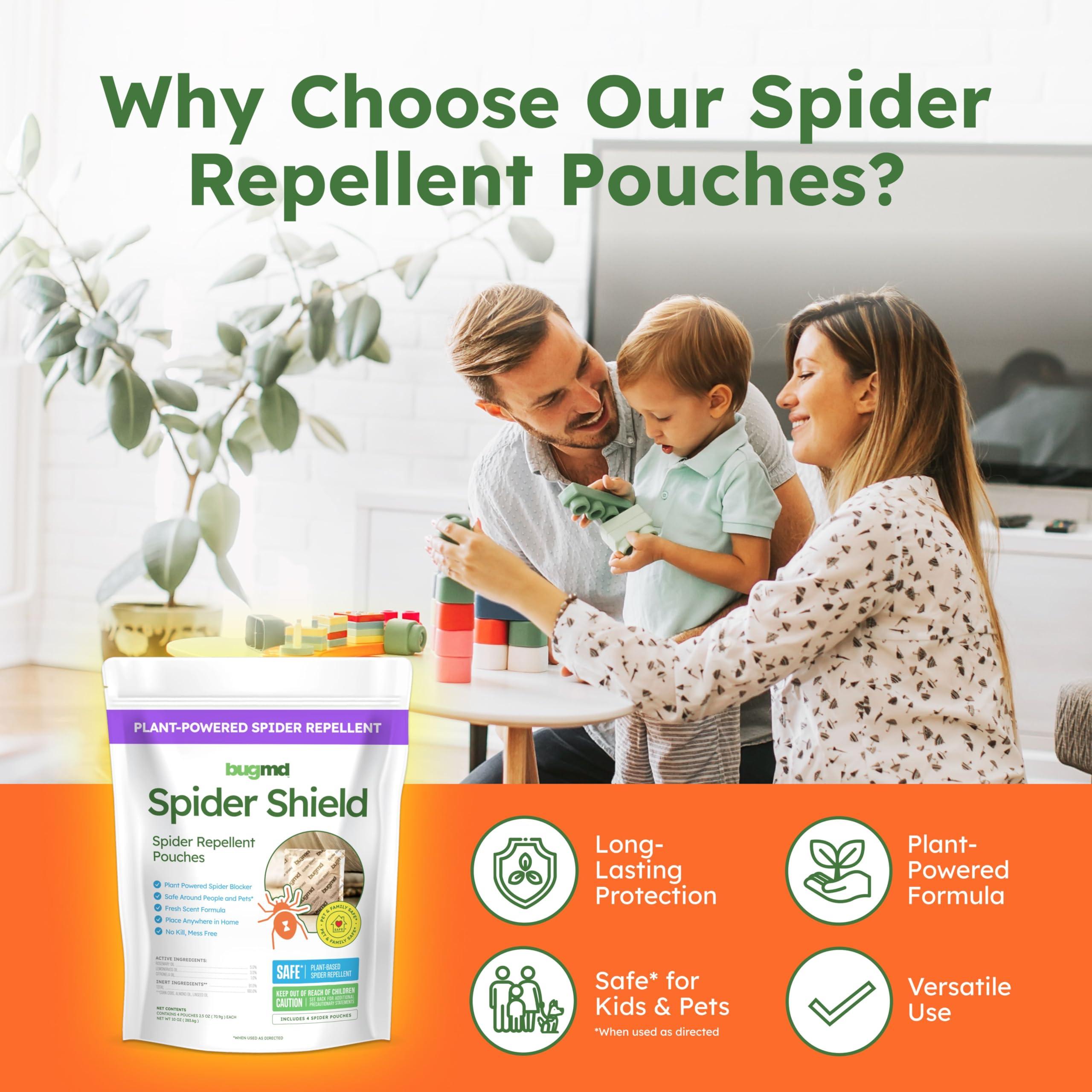 BugMD Vamoose Rodent Repellent 1 Pack and Spider Shield Repellent Pouches - Image 3