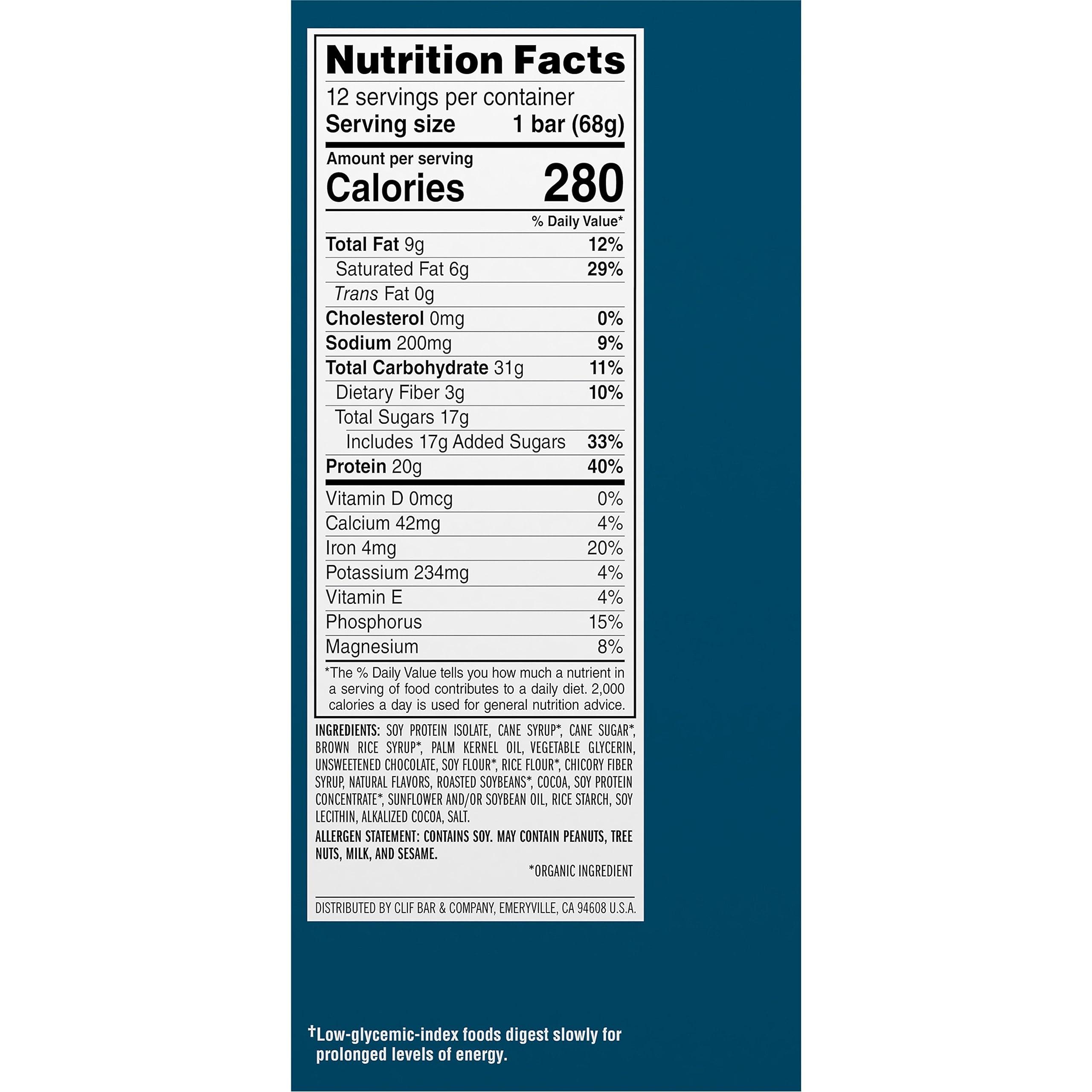 CLIF BUILDERS Protein Bars - Chocolate Mint Flavor - 20g Plant Based Protein - Gluten Free - Non-GMO - Low Glycemic - No Artificial Sweeteners - Value Pack, 2.4 oz. (12 Count) - Image 15