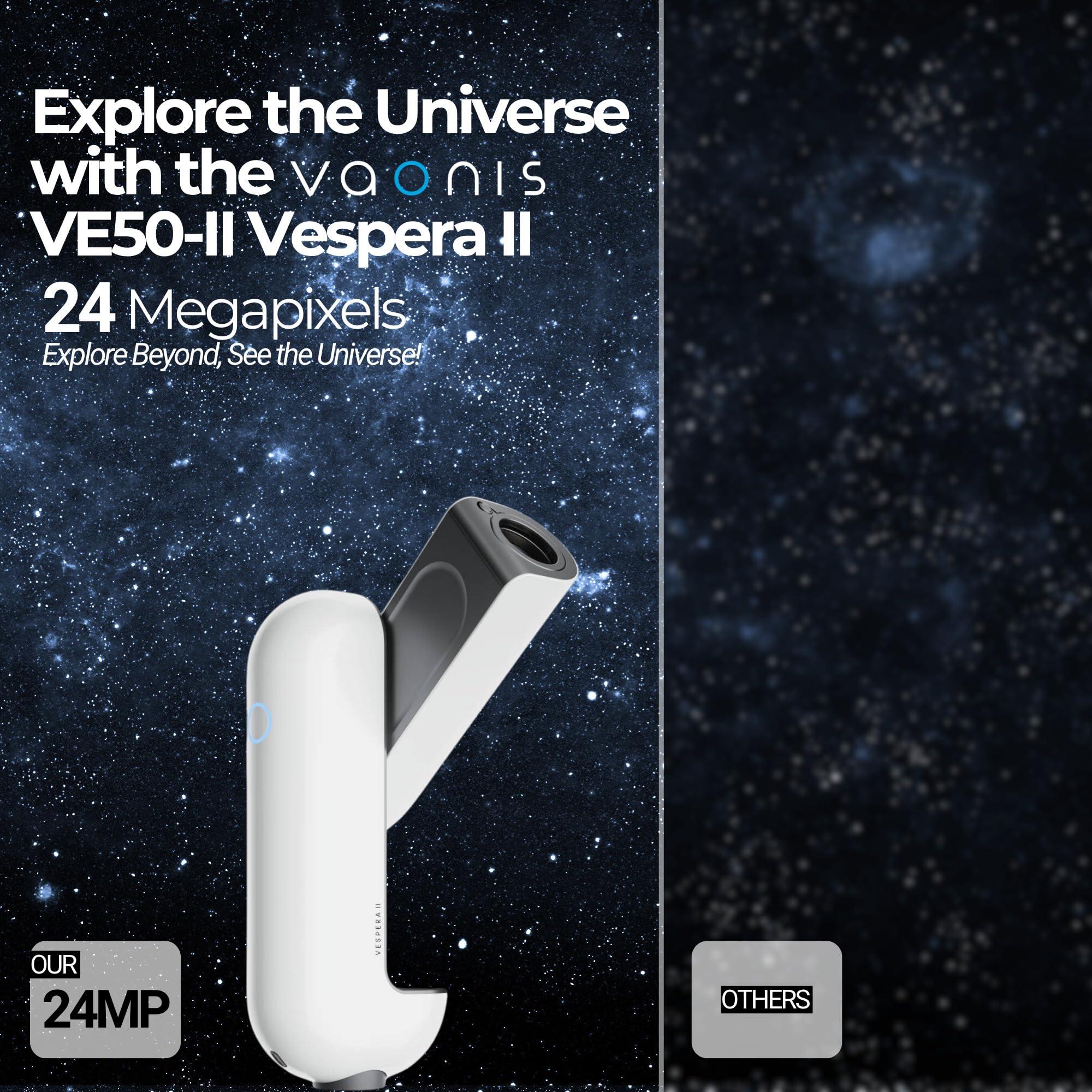 Vaonis Vespera Pro Smart Telescope with Observation Station Functionality Compact Astrophotography Telescope - Automated Stargazing Camera High-Resolution Imaging, App-Controlled for Astronomers - Image 4