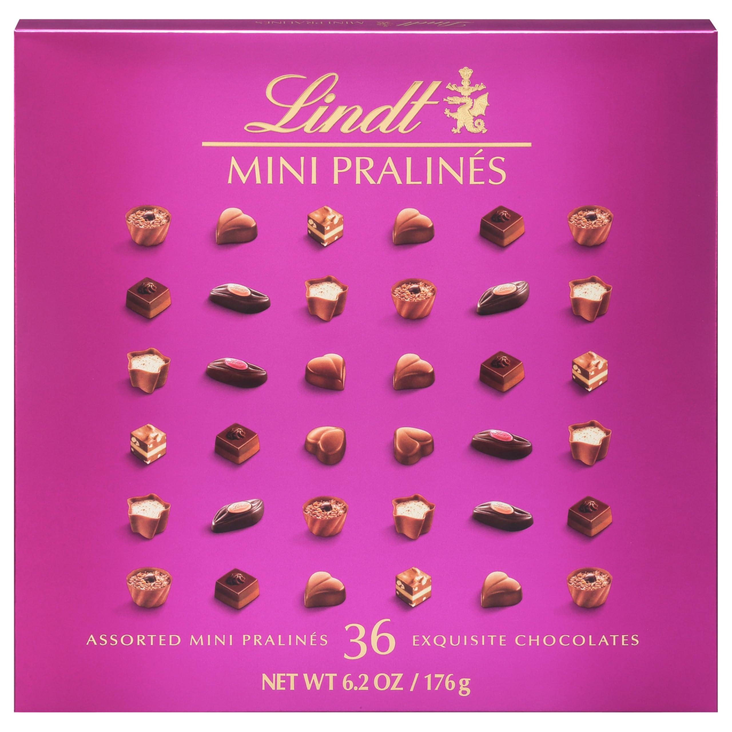 Lindt Mini Pralines, Assorted Chocolate Pralines with Premium Filling, Perfect for Mother’s Day Gifting, 6.2 oz Box - Image 6