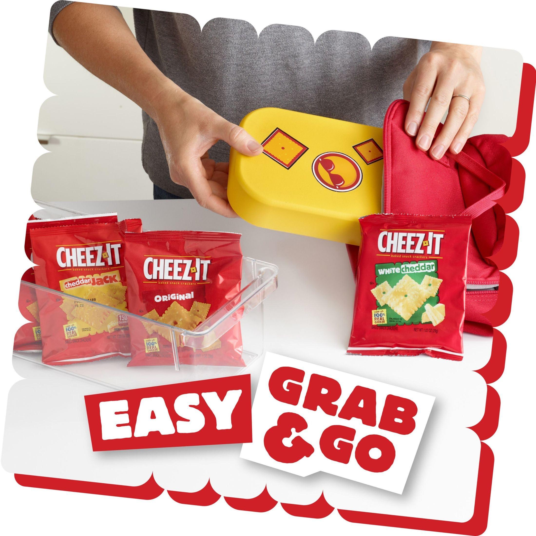 Cheez-It Cheese Crackers, Baked Snack Crackers, Lunch Snacks, Variety Pack, 12.1oz Box (12 Packs) - Image 6