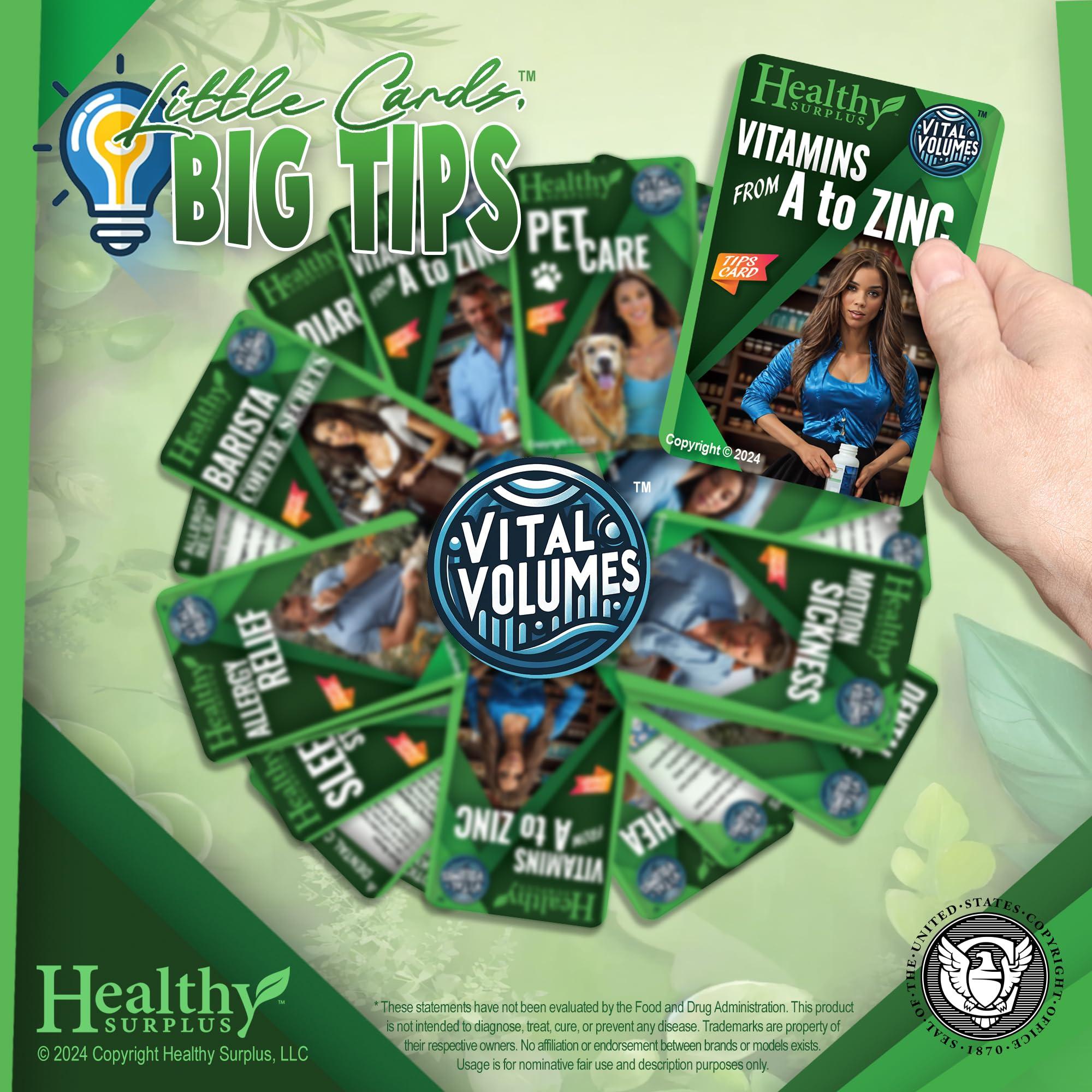 Healthy Surplus® Vital Volumes Tips Card & Equate Fast-Acting Nasal Spray Phenylephrine HCL 1% Decongestant -Bundle - Image 3