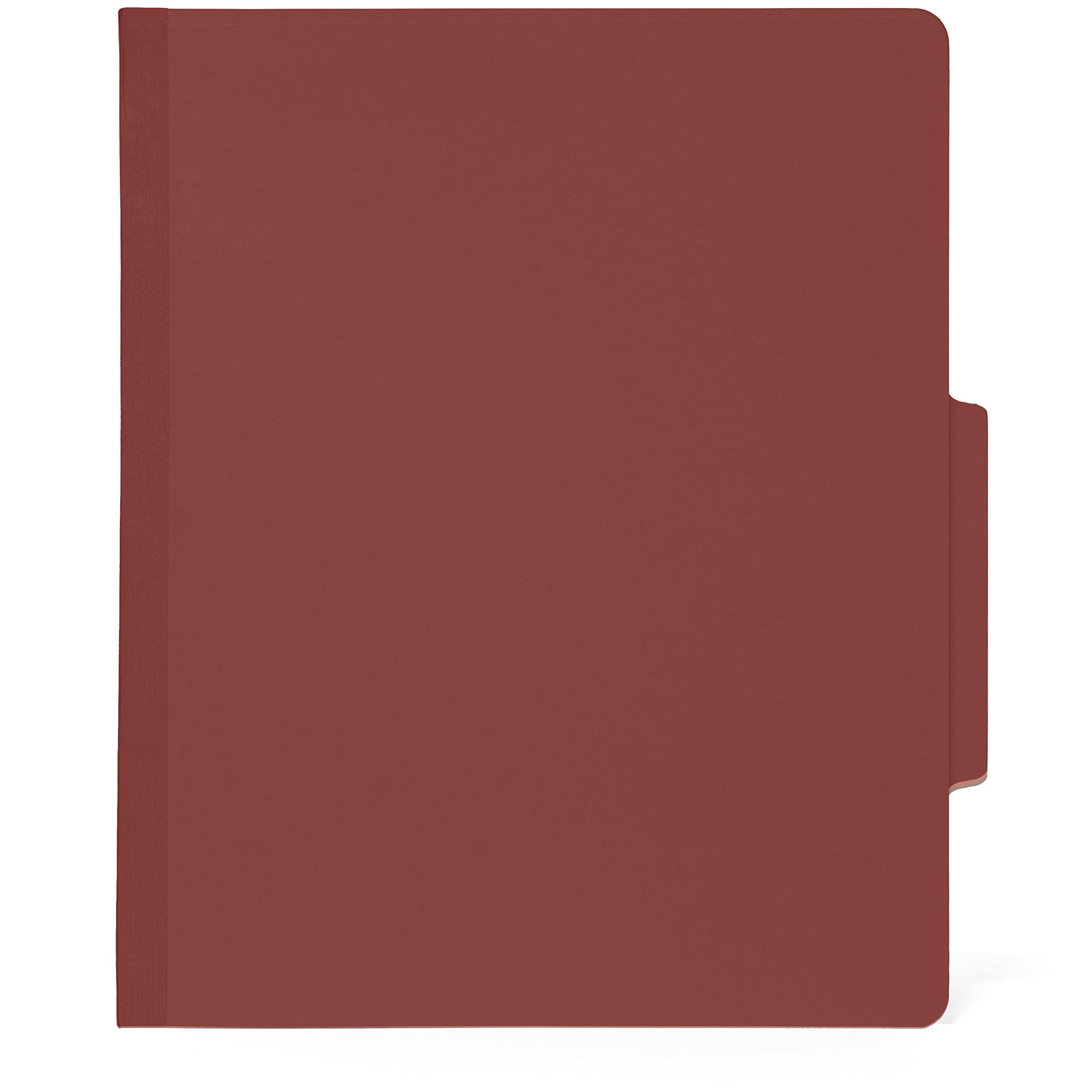 10 Red Classification Folders - 2 Divider - 2 Inch Tyvek Expansions - Durable 2 Prongs Designed to Organize Standard Medical Files, Law Client Files, Office Reports - Letter Size, Red, 10 Pack - Image 5