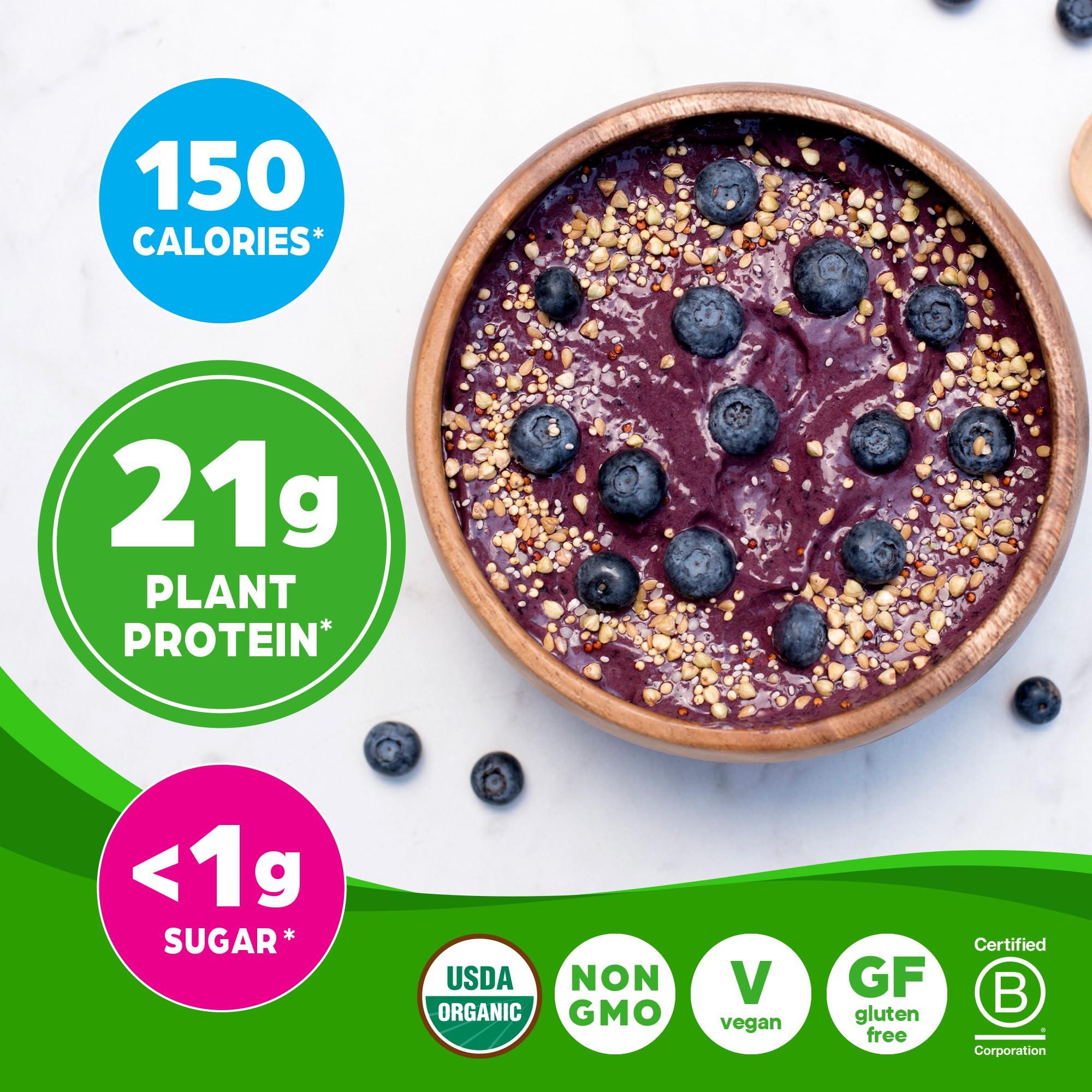Orgain Organic Vegan Protein Powder, Vanilla Bean - 21g Plant Protein, 6g Prebiotic Fiber, No Lactose Ingredients, No Added Sugar, Non-GMO, For Shakes & Smoothies, 2.03 lb (Packaging May Vary) - Image 5