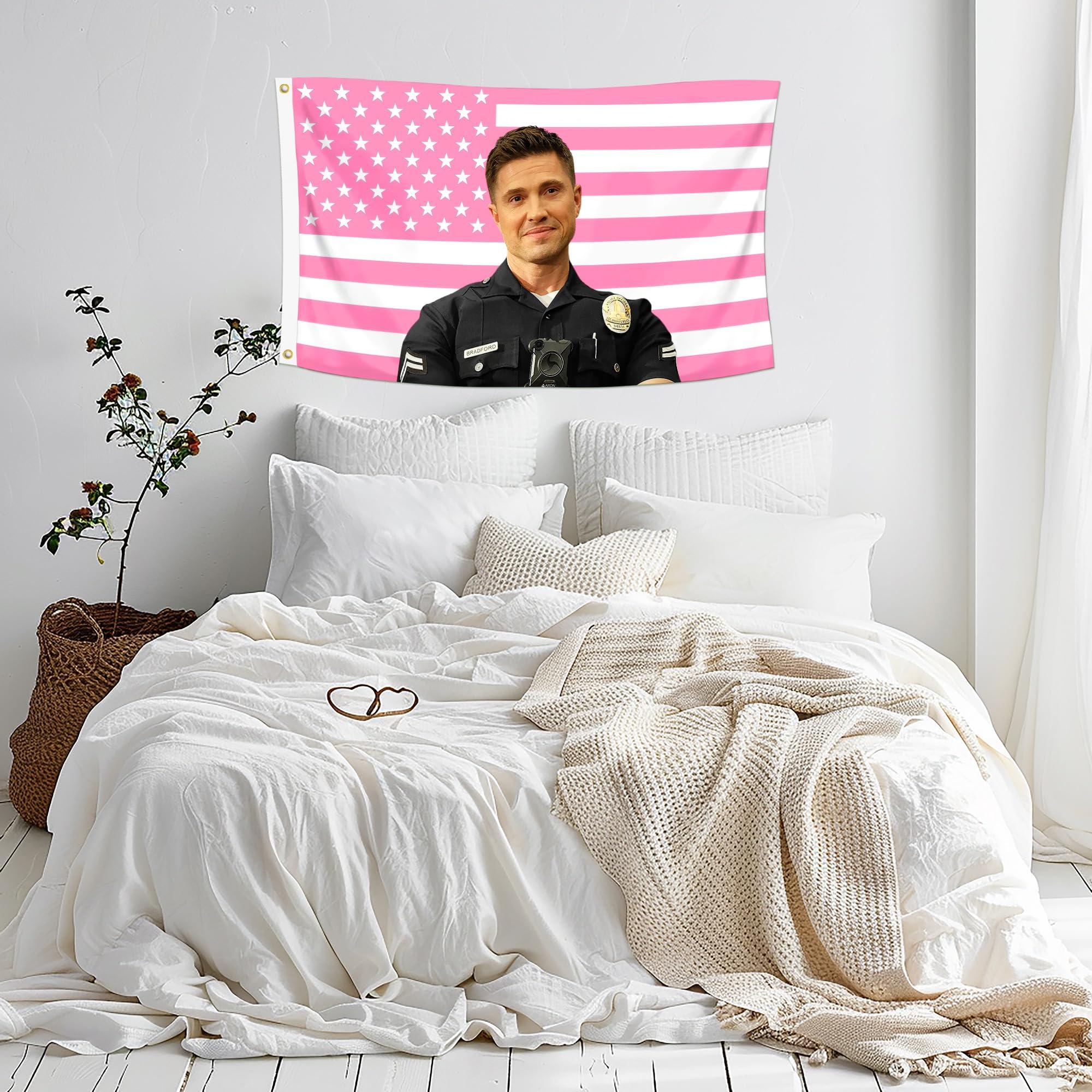 Shmbada Eric Winter Tim Bradford 3x5 Foot Decorative Flag Tapestry with 2 Brass Grommets for Outdoor Indoor, Double Stitched, Wall Hanging Room Decor, College Dorm Porch Outside Decorations - Image 6