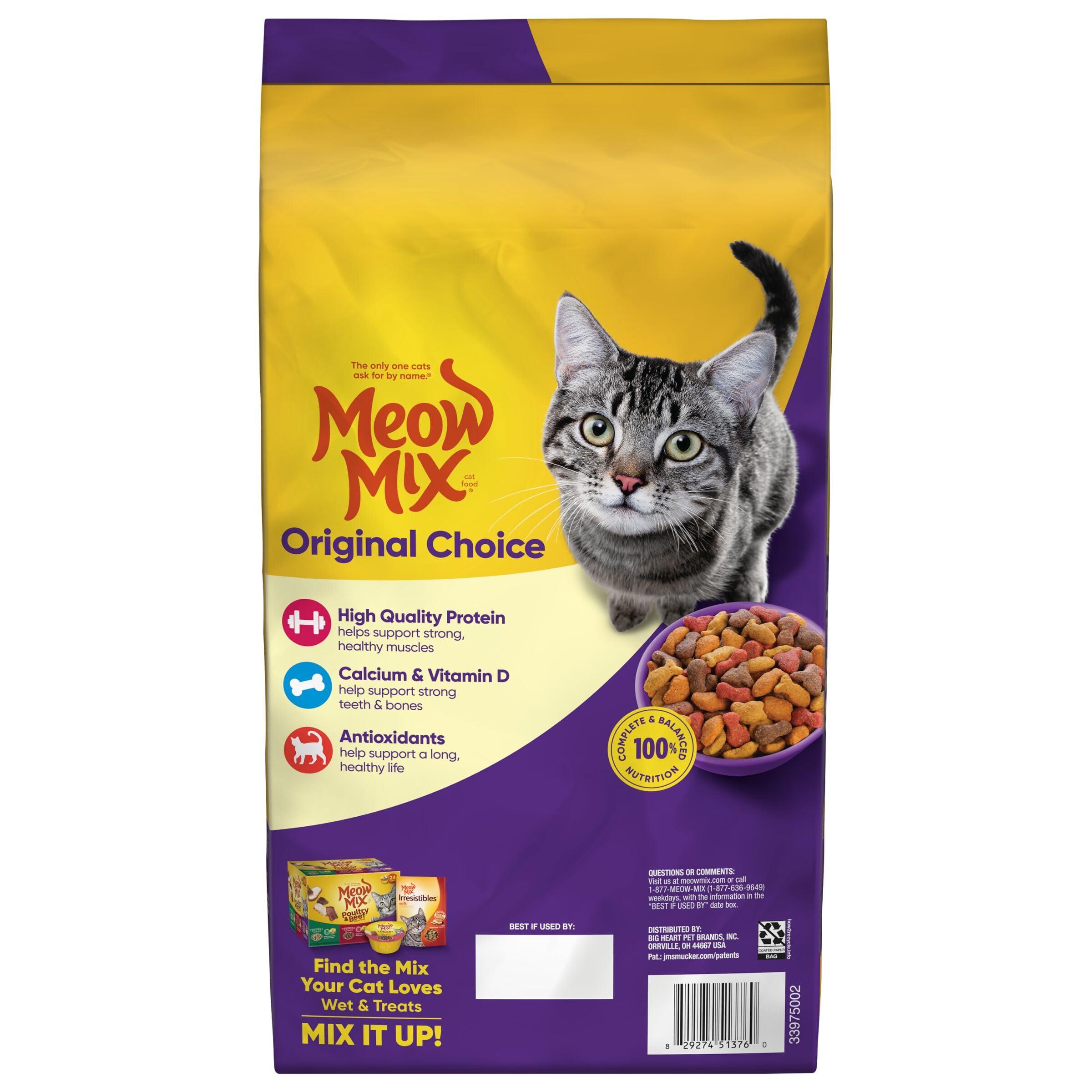 Meow Mix Original Choice Dry Cat Food, 6.3 Pound Bag - Image 3
