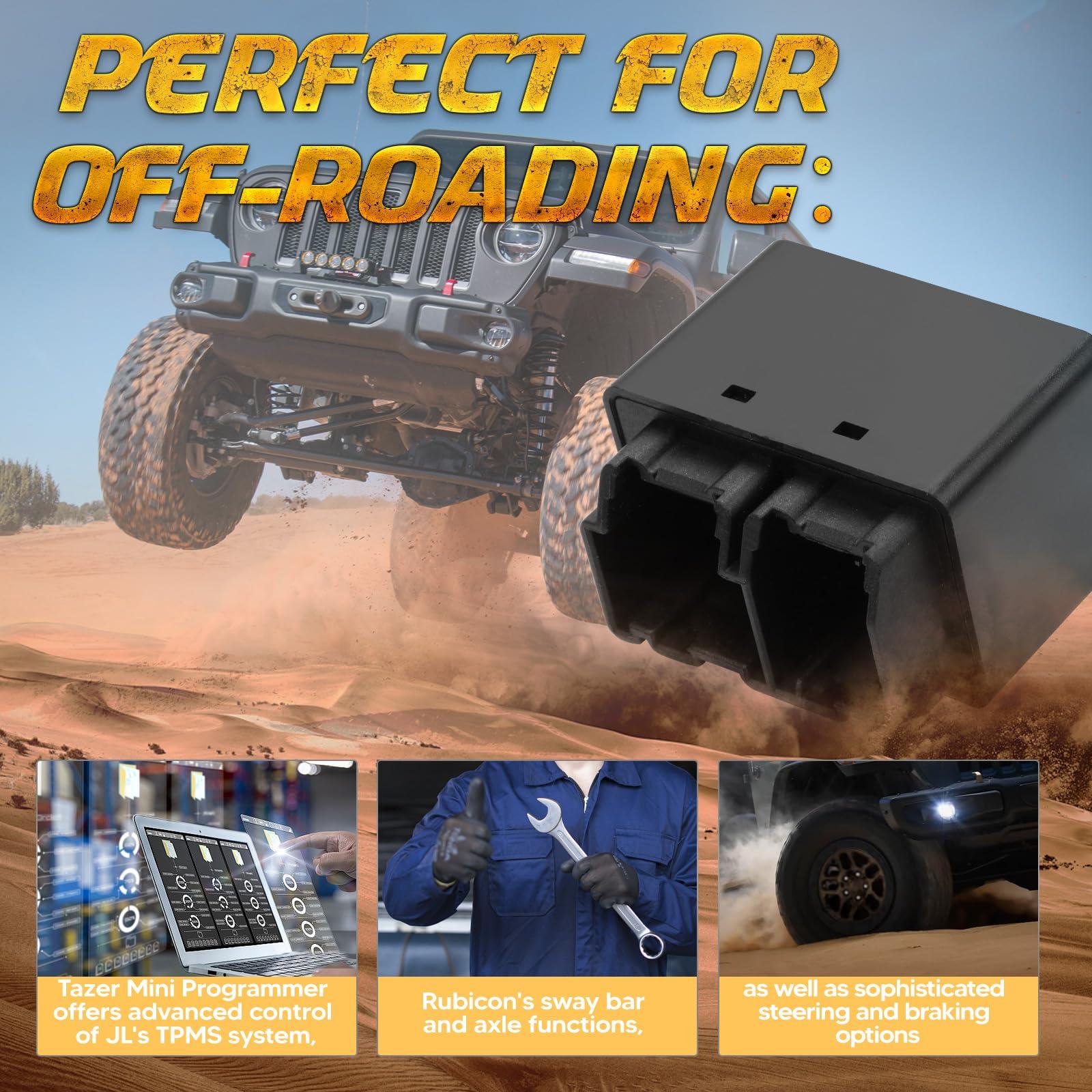 WildGear Tazer Mini Programmer Calibration Module Fit for 2018-2024 Jeep Wrangler JL, 2020-2024 Jeep Gladiator JT and 2021-2024 Jeep Wrangler 4XE - Image 5