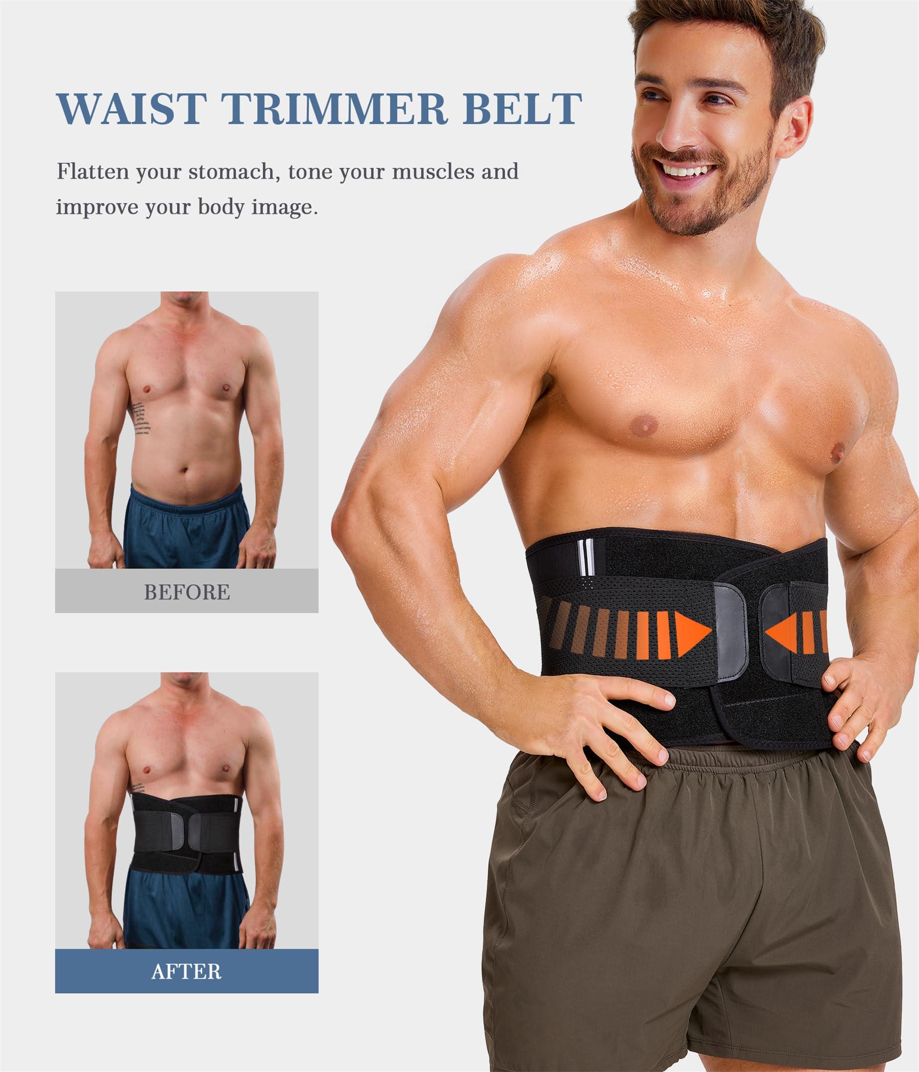 TAILONG Neoprene Waist Trimmer Ab Belt for Men Waist Trainer for Women Corset Slimming Body Shaper Workout Sauna Sweat Band - Image 5