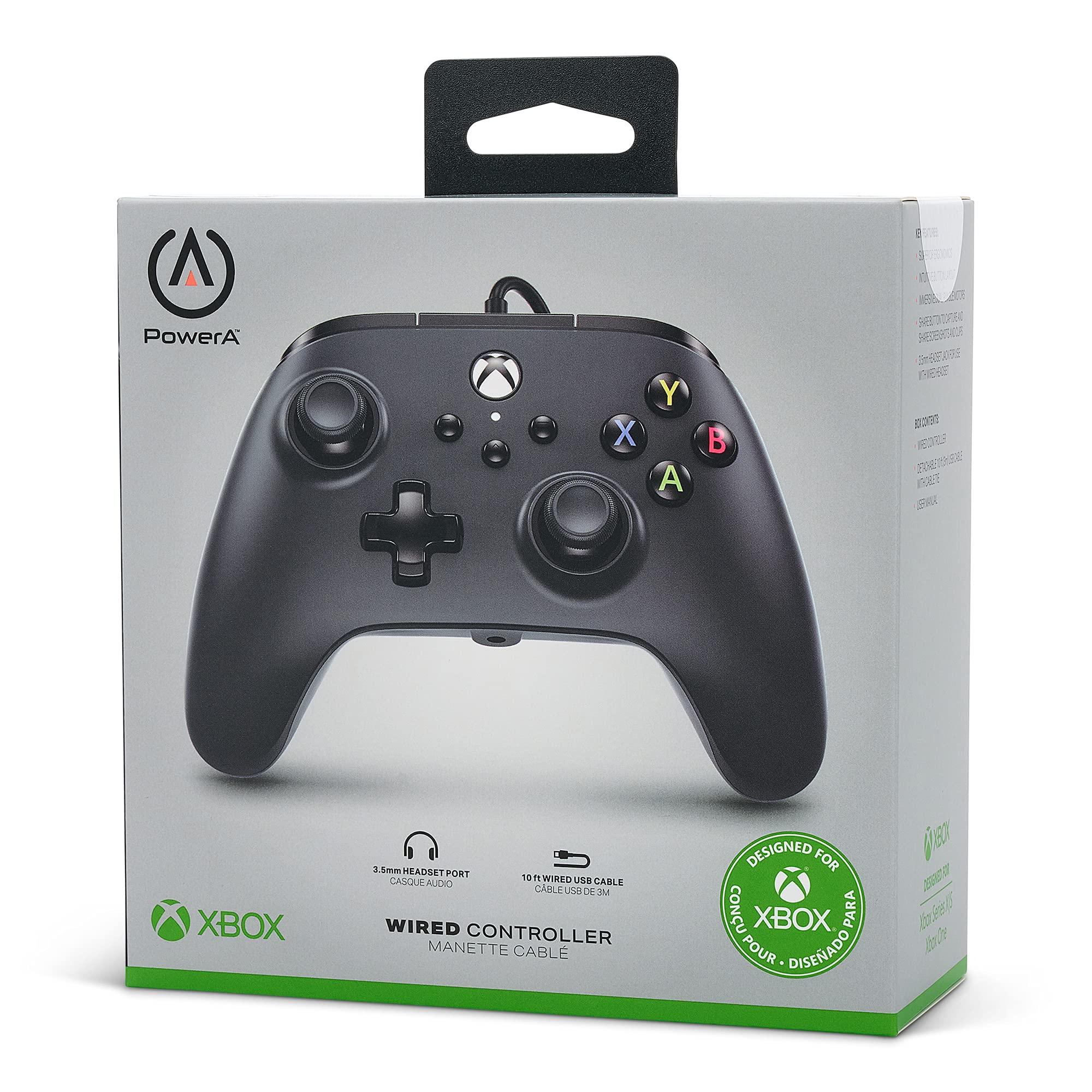PowerA Wired Controller For Xbox Series X|S - Black, Gamepad, Video Game Controller Works with Xbox One - Image 9
