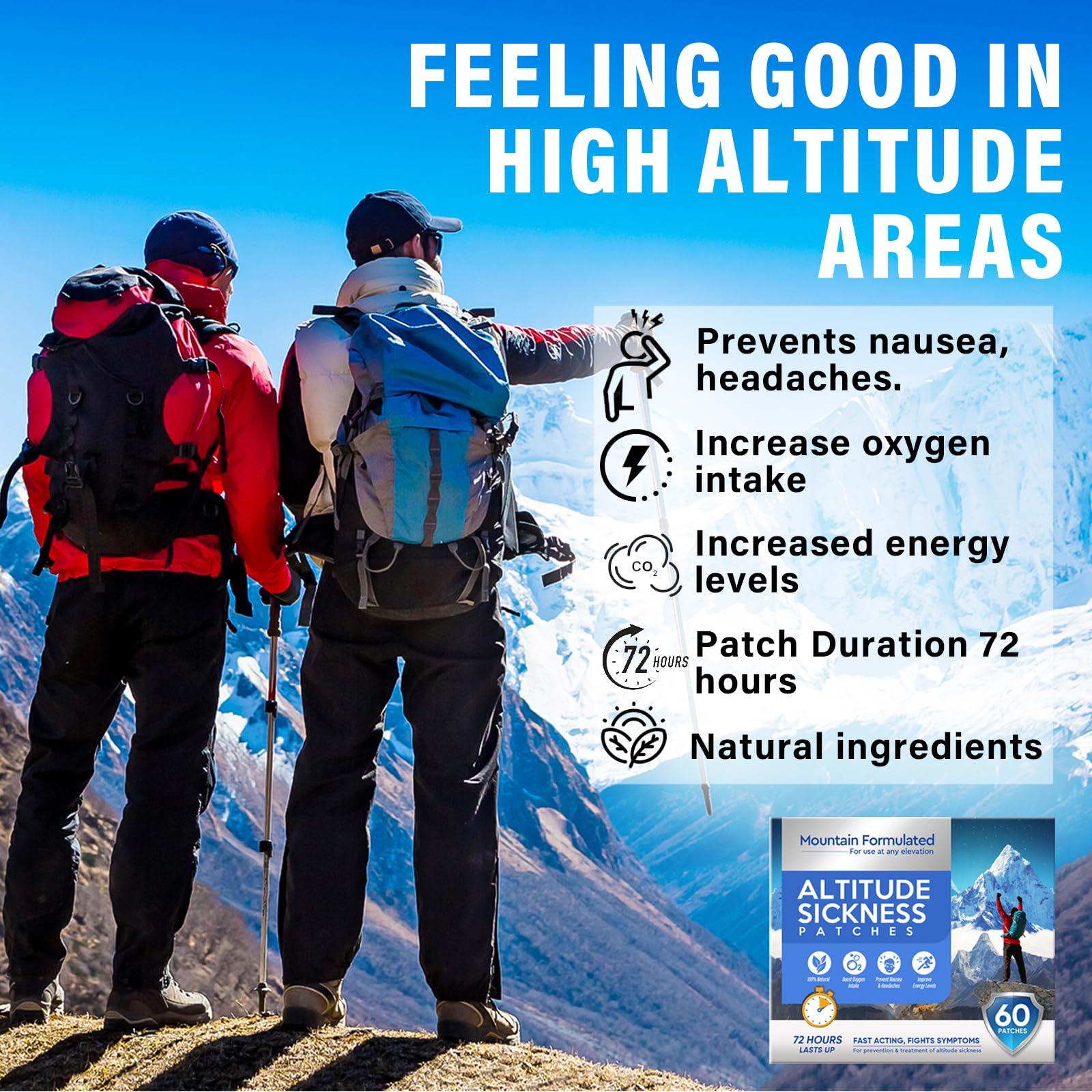 CURECURE Altitude Sickness Prevention Patches, Boosts Oxygen Intake &Rapid Supports High Altitude Acclimation, 60 Pcs - Image 5
