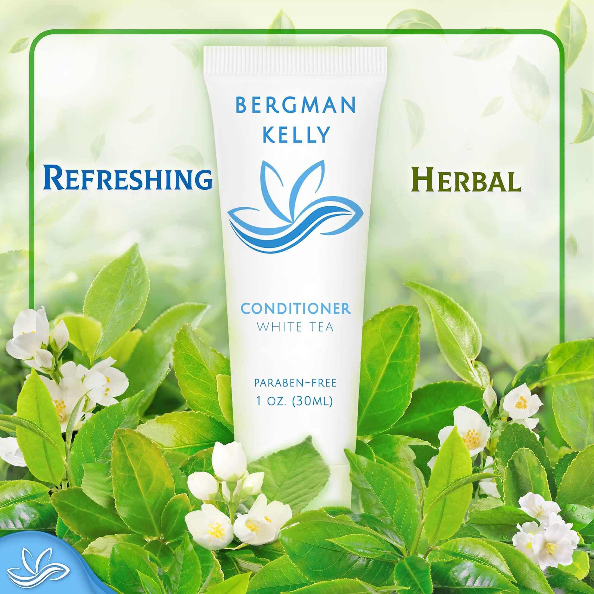 Bergman Kelly - Travel Shampoo and Conditioner Set - 1 fl oz, 100 Pieces, White Tea - Delight Your Guests with Revitalizing and Refreshing Hotel Toiletries and Guest Hospitality in Bulk - Image 4
