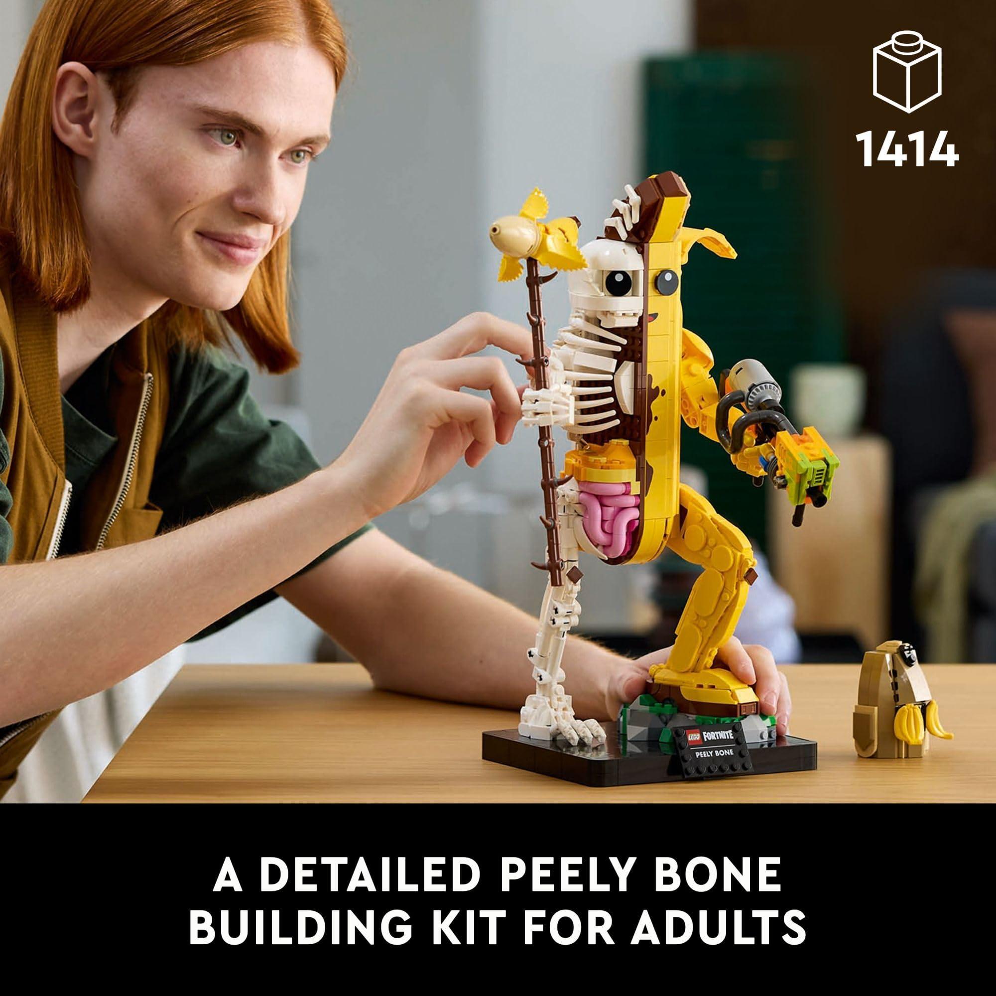LEGO Fortnite Peely Bone - Collectible Fortnite DIY Kit for Adults, Ages 18+ - Building Set for Home Decor, Office or Bedroom - Gift Idea for Fans of Video Game - 77072 - Image 3
