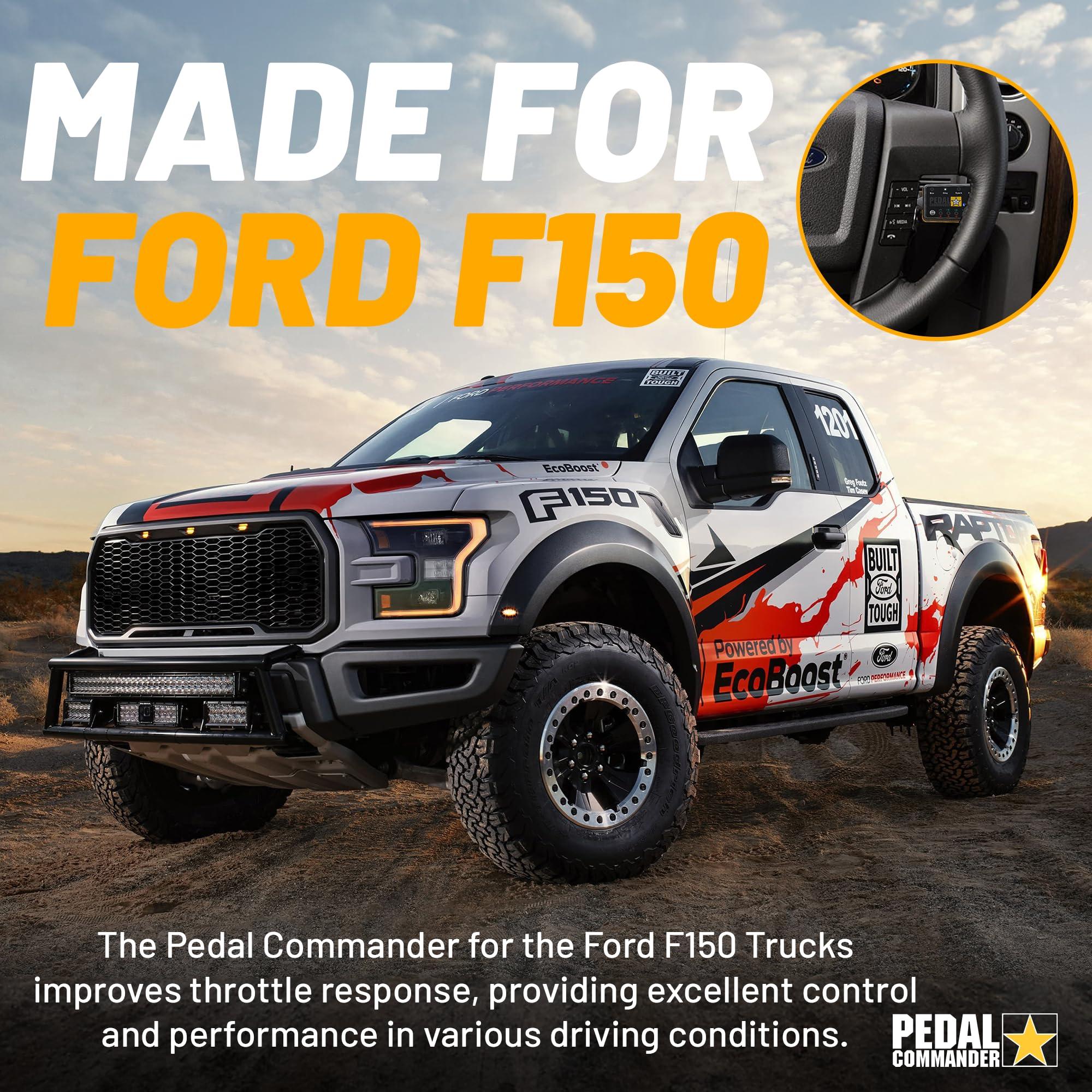 PEDAL COMMANDER for Ford F150 Trucks 2011-2025 Throttle Response Controller Fits: XL, XLT, STX, King Ranch, Lariat, Limited, Platinum, Harley Davidson, Raptor, Tremor, Ford F150 Truck Accessories - Image 2