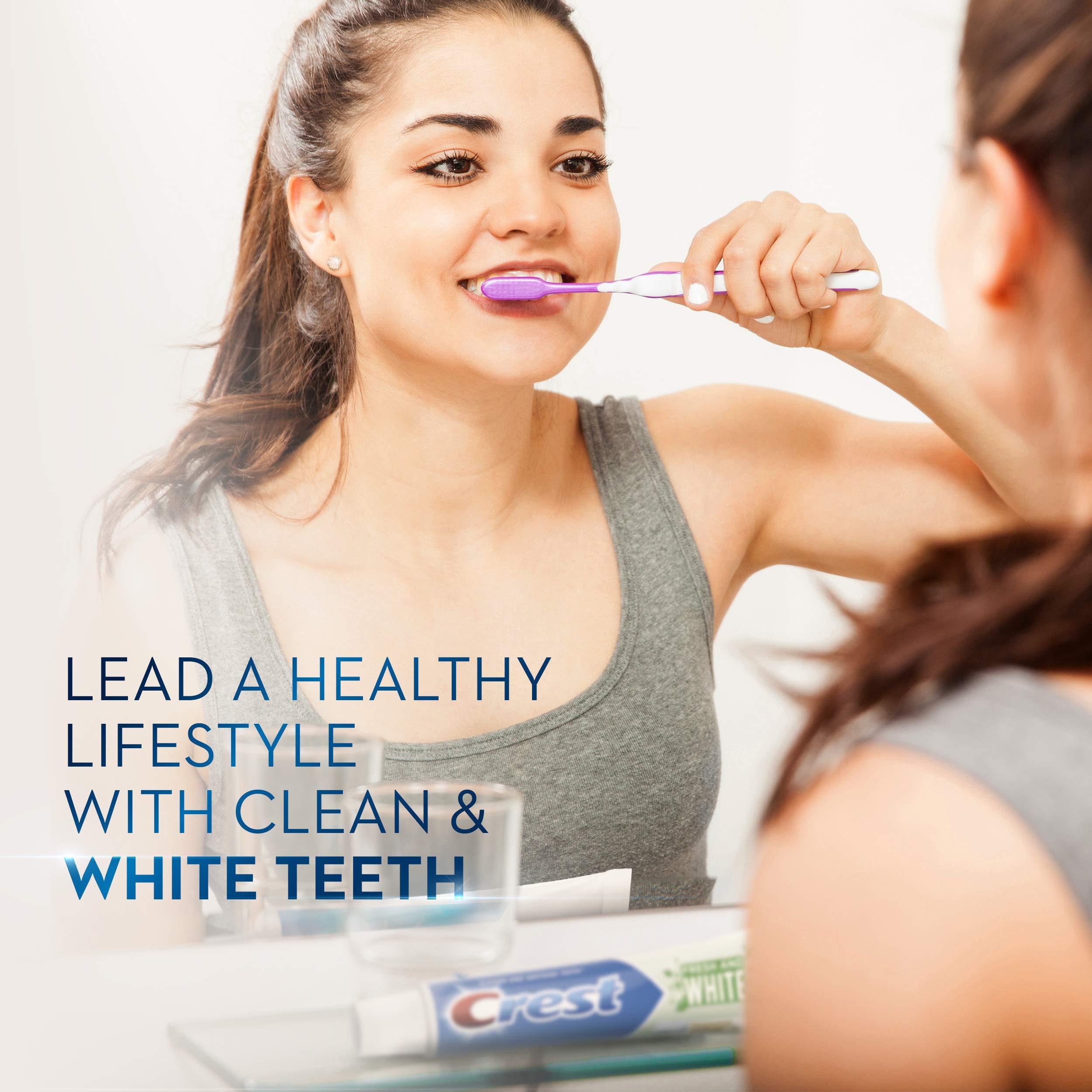 Crest Fresh & White Toothpaste, Peppermint Gleem Paste, 2.4 oz - Image 4