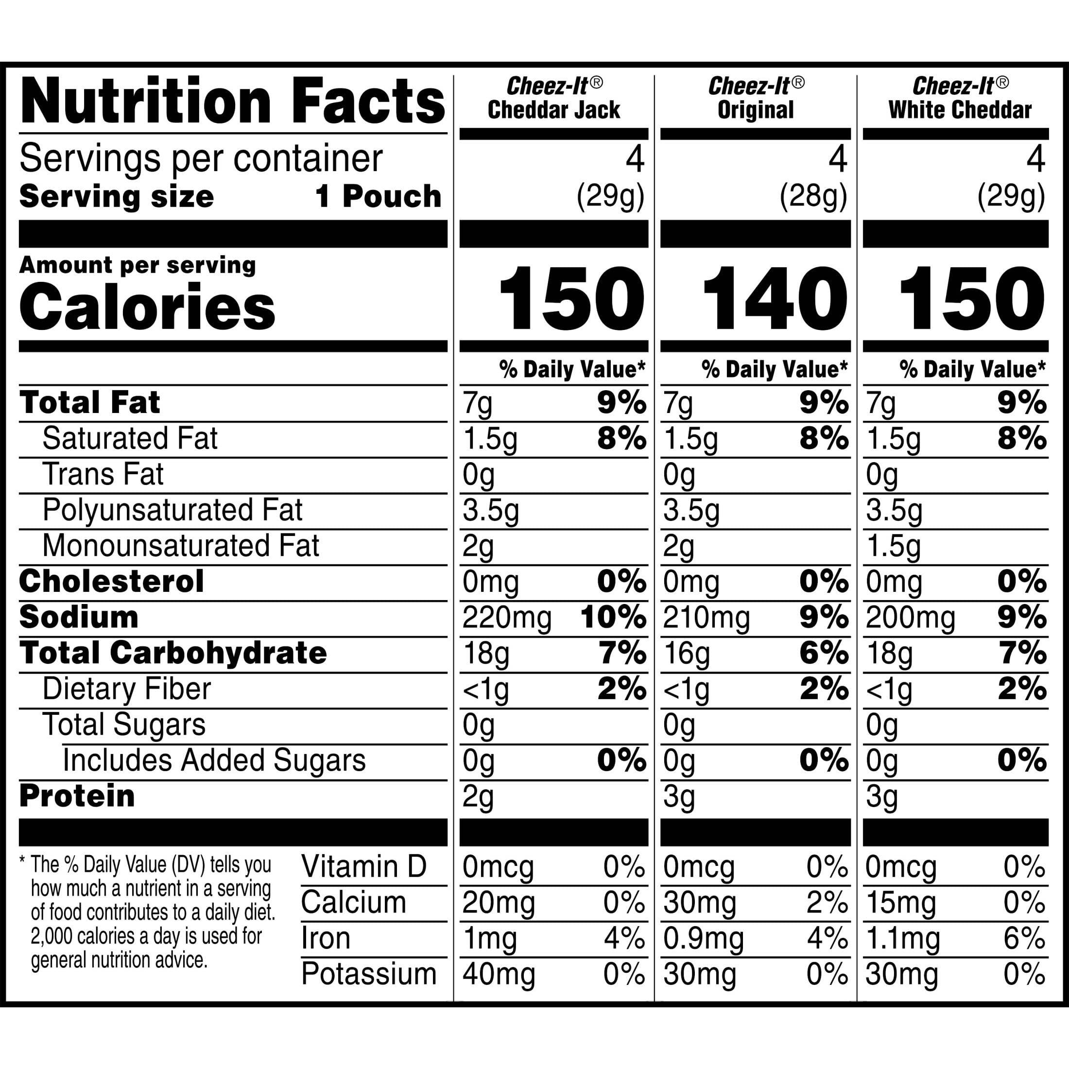 Cheez-It Cheese Crackers, Baked Snack Crackers, Lunch Snacks, Variety Pack, 12.1oz Box (12 Packs) - Image 11