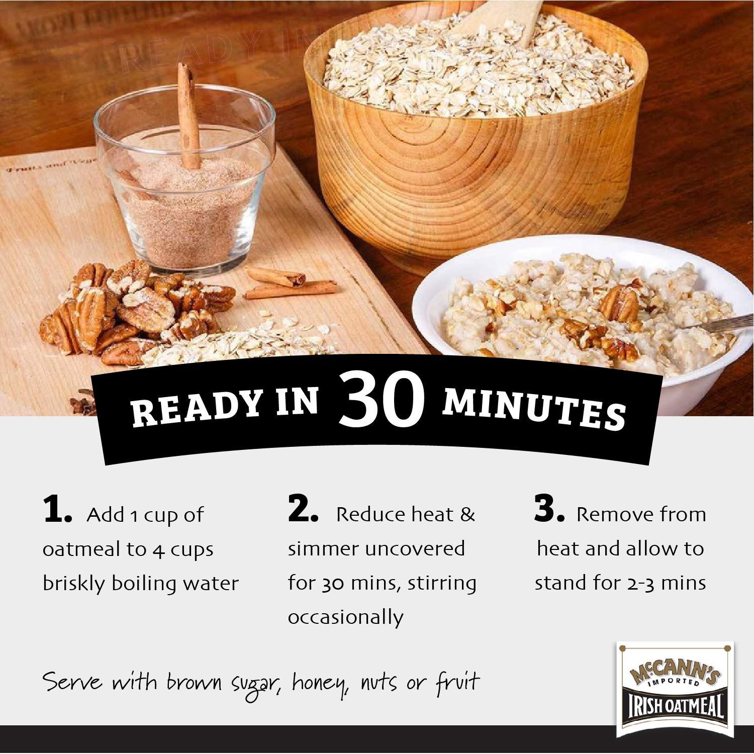 McCann's Irish Oatmeal, Traditional Steel Cut, 28 Ounce (Pack of 4) - Image 4