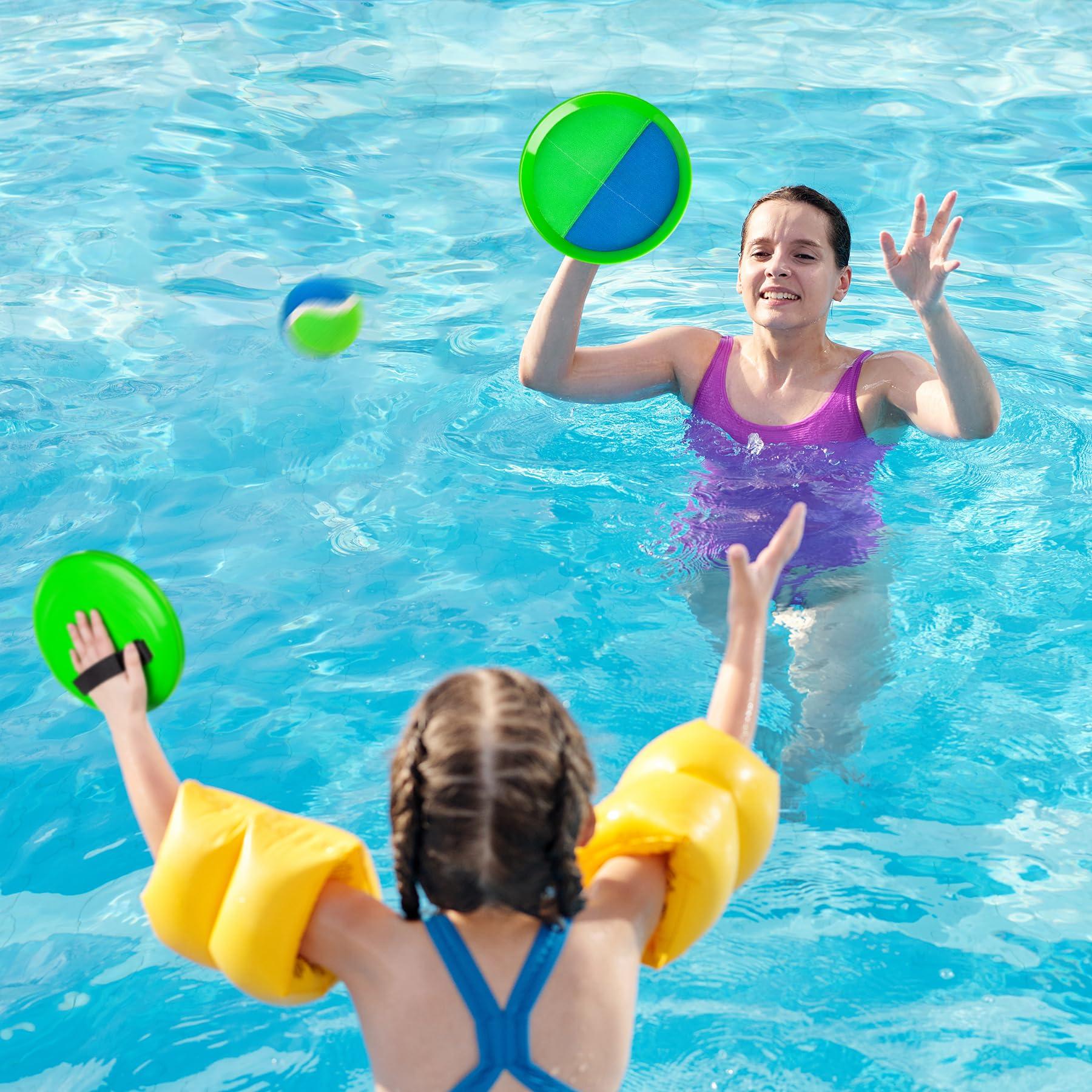 Toss and Catch Ball Set for Toddlers, Kids and Adults - 4 Pack - Kids Toys Outdoor Indoor - Sturdy & Water-Resistant, Great Game for Beach, Pool and Yard - Classic Gift for Boys Girls - Image 5
