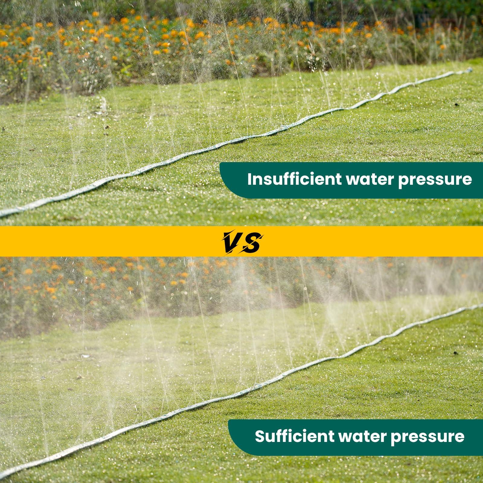 DXront Sprinkler Soaker Hose 50ft for Garden Lawn, Watering Pipe with Holes, High-Efficiency Water-Saving Garden Irrigation System, Drip Hose Sprinkler - Image 6