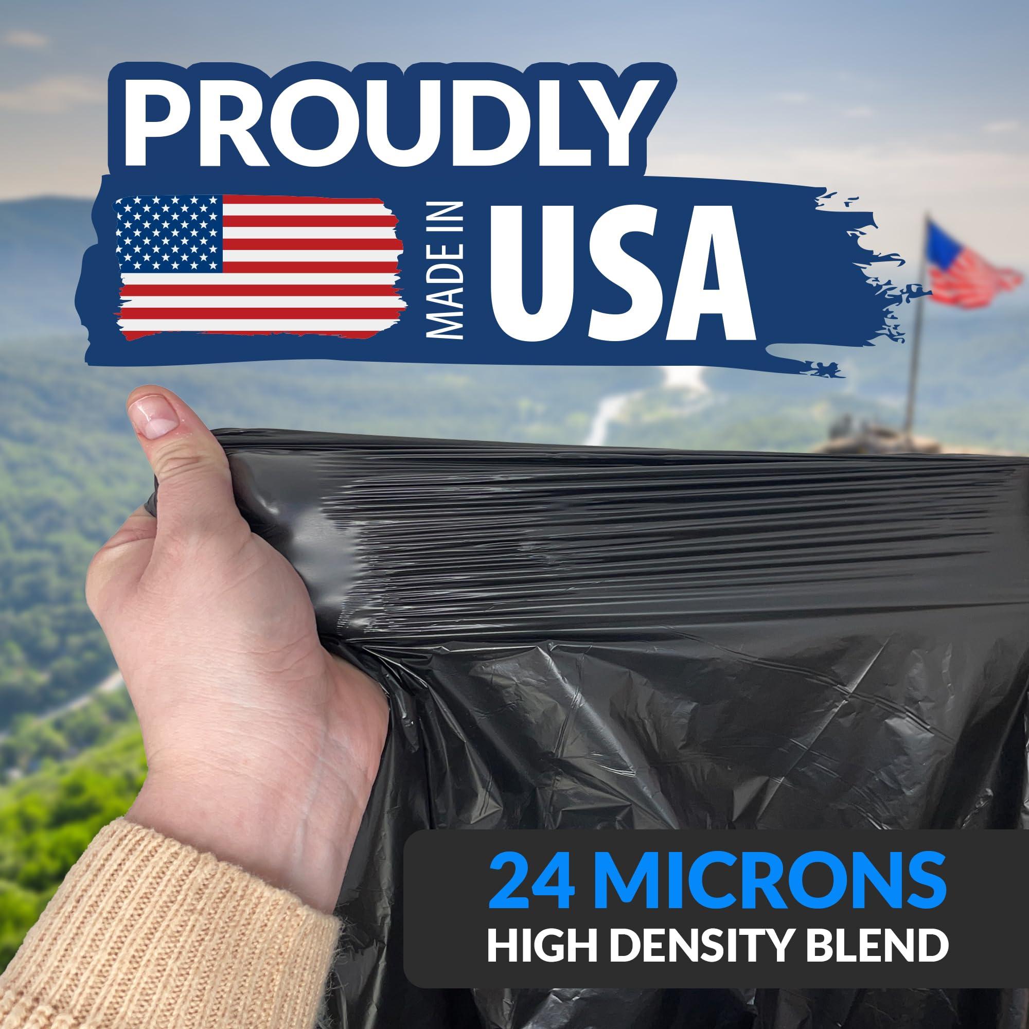 Reli. 95 Gallon Trash Bags Heavy Duty | 68 Trash Bags | Super Sizeable, Black, Garbage for Serious Cleanup - Image 5