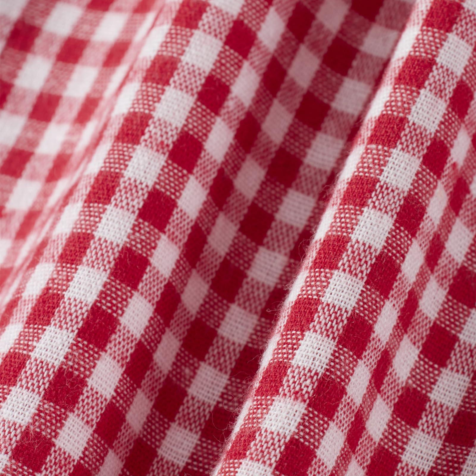 Womens Y2k Cute Plaid Striped Print Pajama Boxer Shorts Gingham Lounge PJ Bottoms Shorts Checkered Sleep Shorts - Image 4