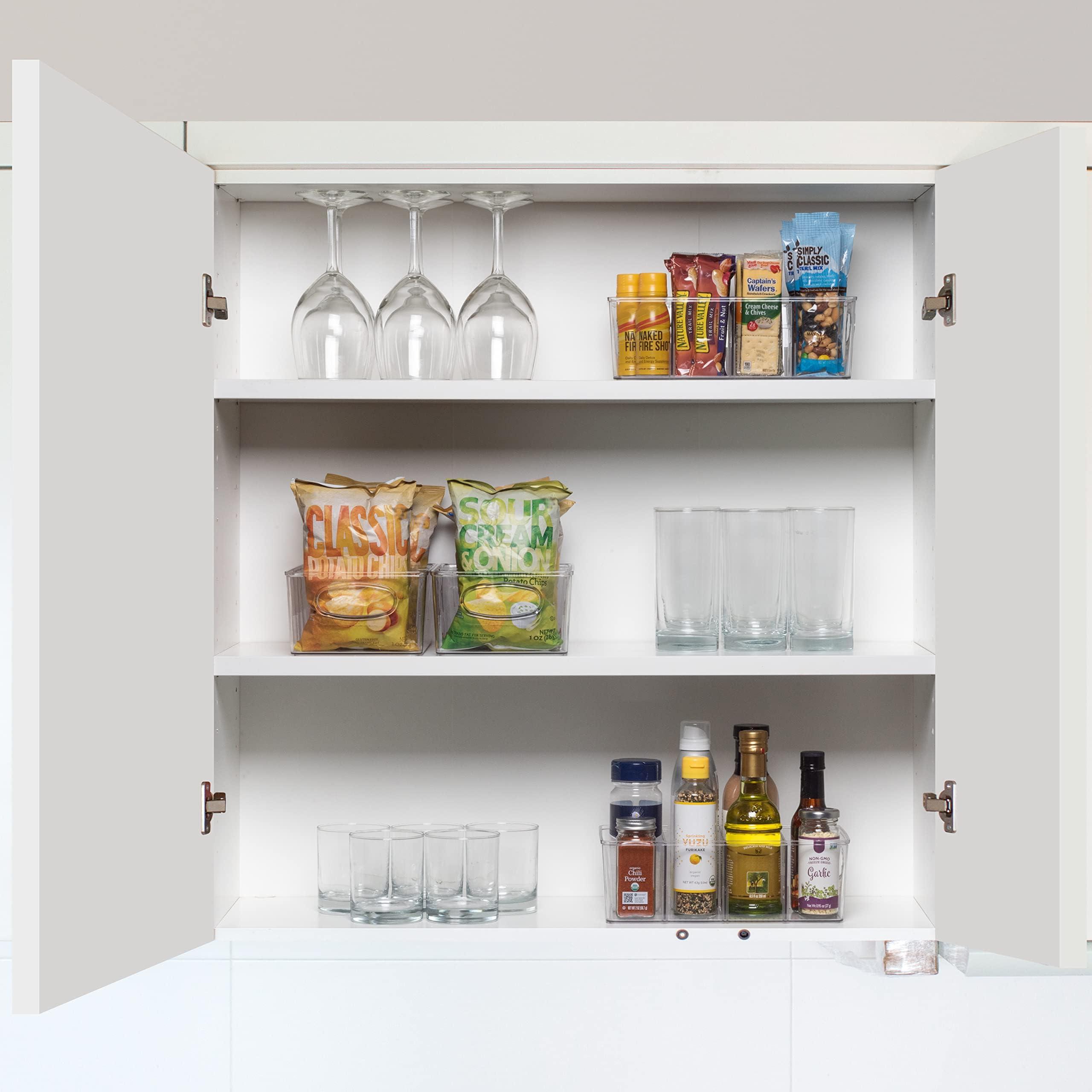 Pantry Organizers and Storage and Cabinet Organizer, 2 Pack - Kitchen Organizers and Storage, Great Fridge or Snack Organizer - Perfect in Refrigerator or Cupboard Shelf - Image 2