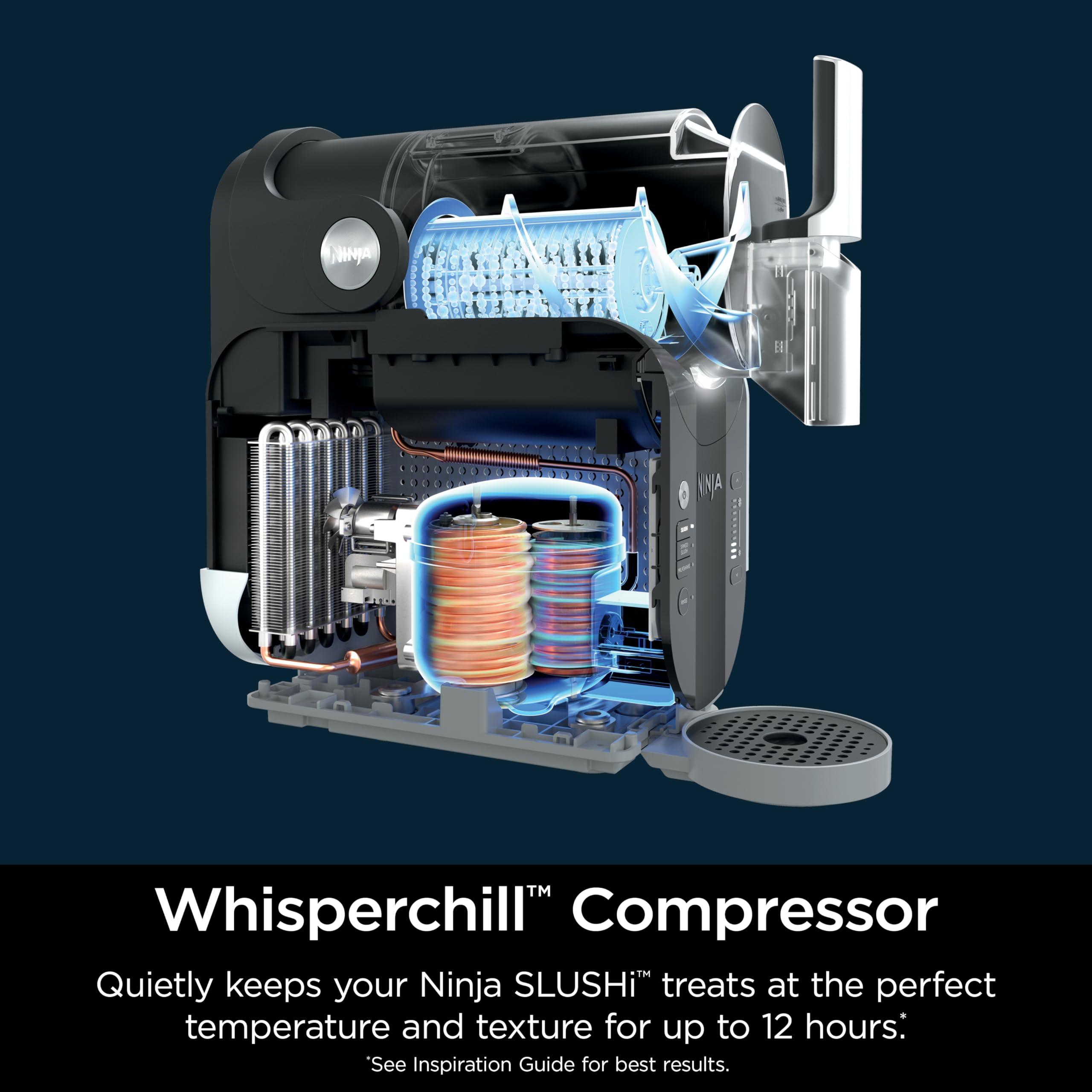 Ninja SLUSHi with RapidChill Technology, 88 oz. Frozen Drink & Slushie Machine, 5 Preset Programs, Margaritas, Frappés, and More, Premium Accents, Black, FS301 - Image 9