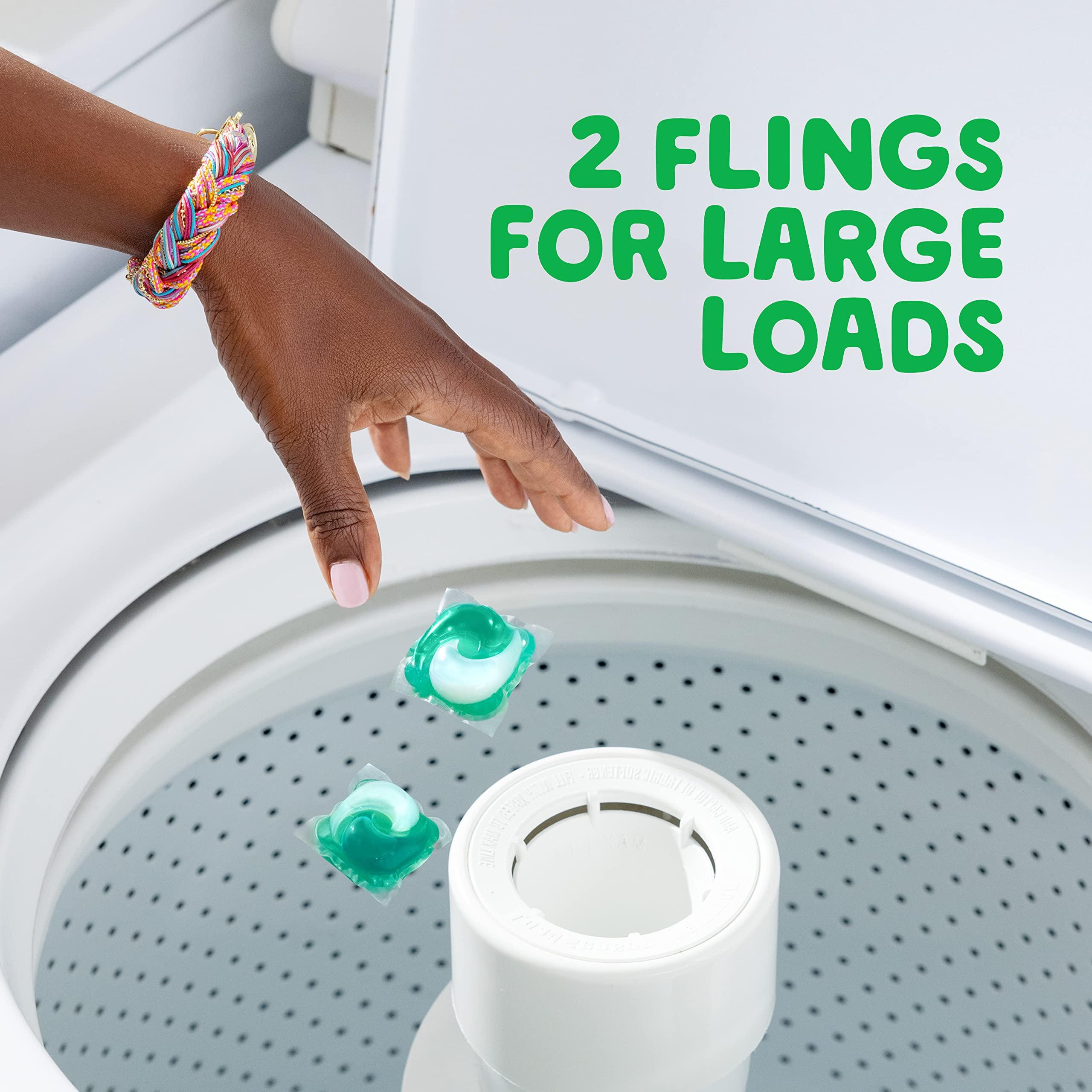 Gain flings Ultra Oxi Laundry Detergent Pacs 3-in-1 HE Compatible, Waterfall Delight Scent, 76 Count - Image 7