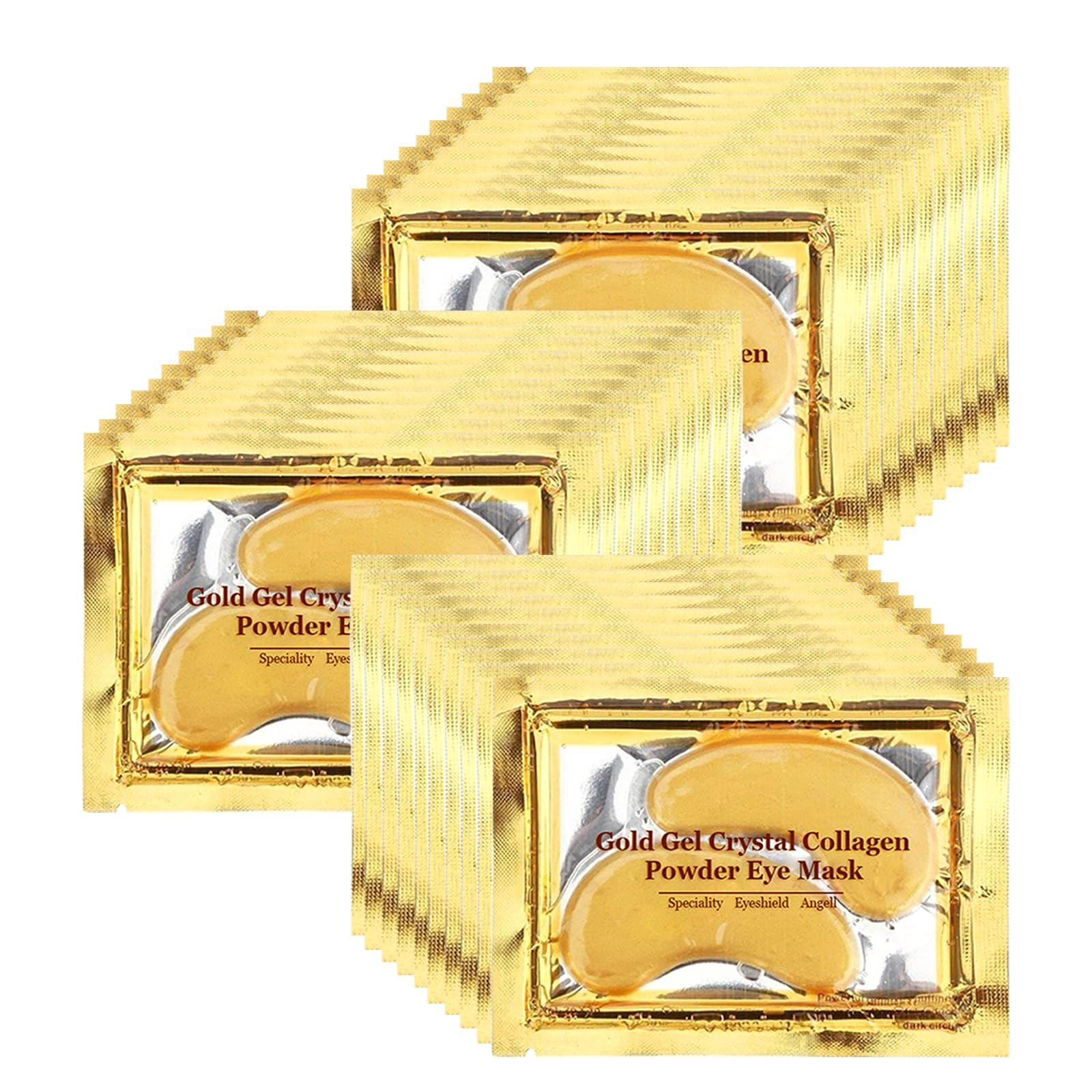 Adofect 30 Paris Under Eye Patches 24k Gold Under Eye Mask for Puffy Eyes and Dark Circles Treatments, Under Eye Bags Treatment Collagen Gel Pads for Beauty & Personal Care, Gold