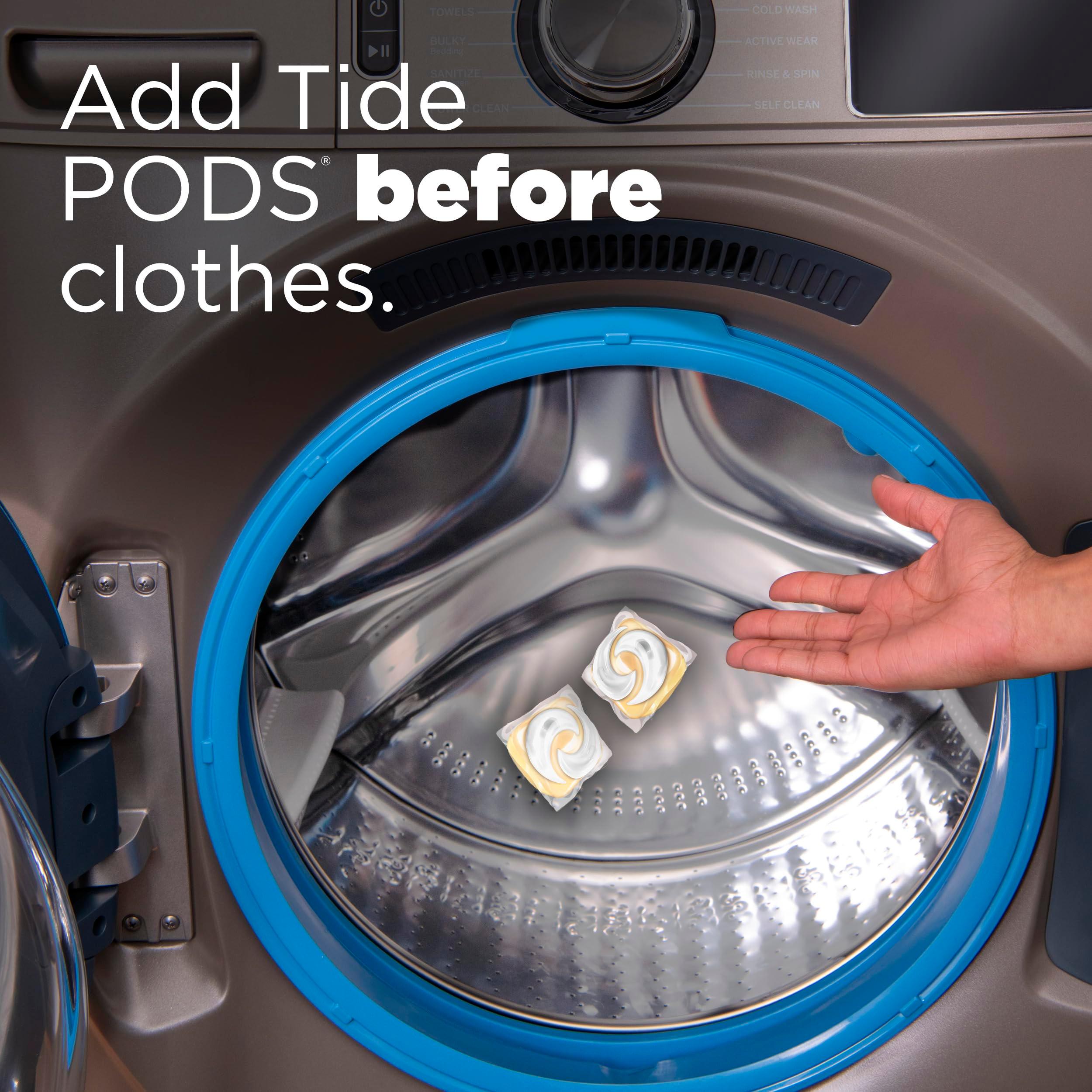 Tide PODS Free & Gentle Laundry Detergent Soap Pacs, 57 Count, Tide PODS Laundry Detergent - Image 9
