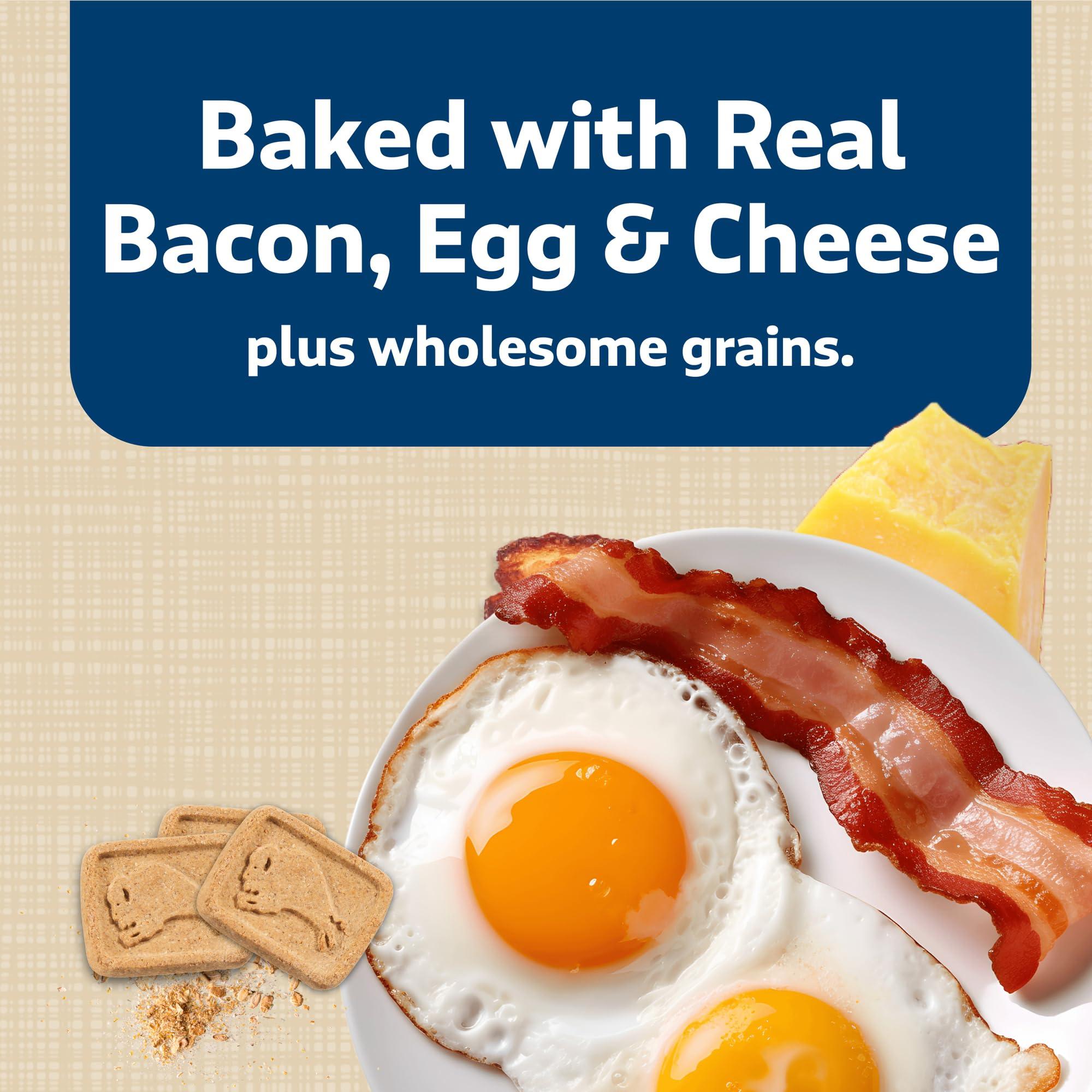 Blue Buffalo Health Bars Crunchy Dog Biscuits, Oven-Baked With Natural Ingredients, Bacon, Egg & Cheese , 16-oz Bag - Image 4
